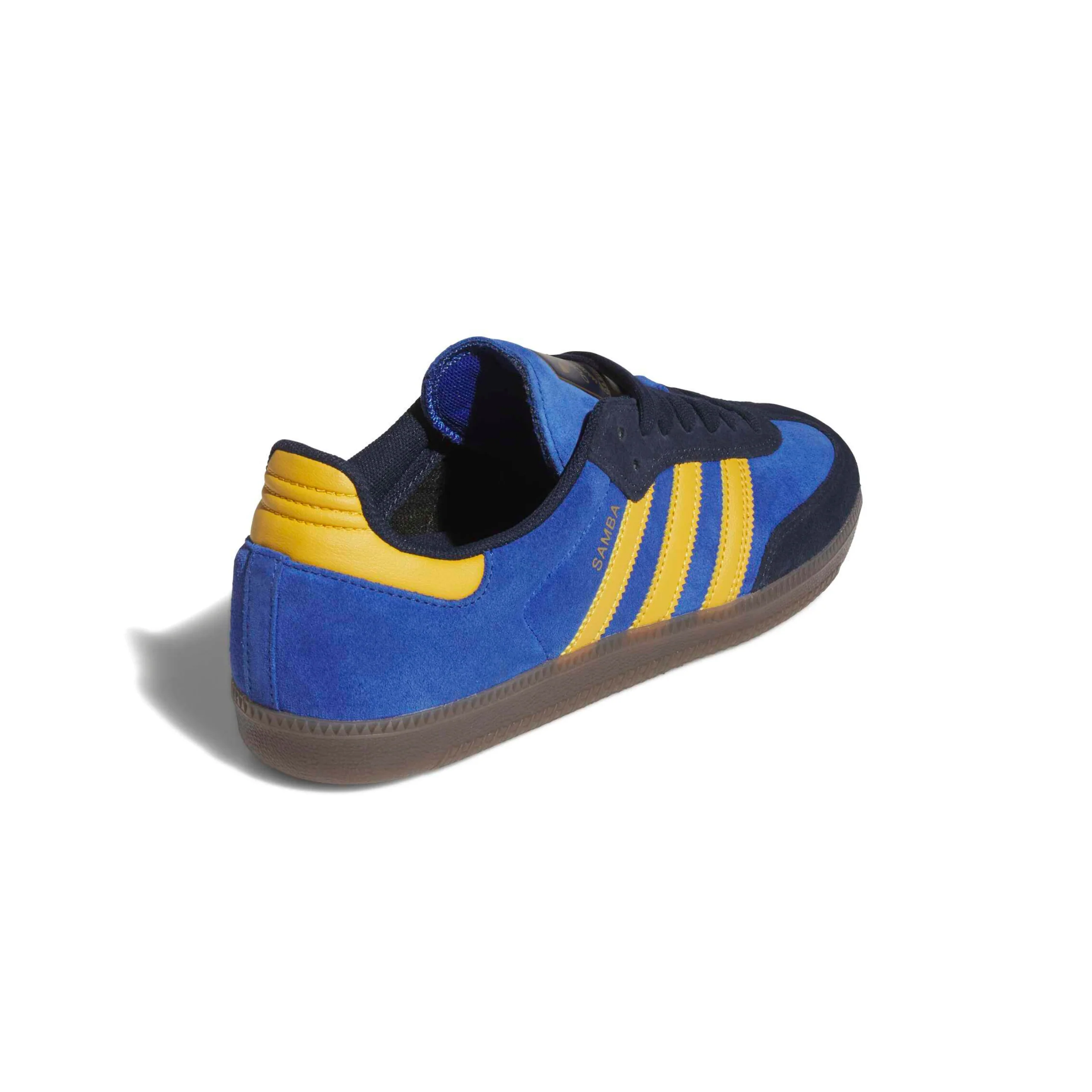 Adidas Skateboarding Samba ADV Shoes - Collegiate Navy / Preloved Yellow / Team Royal Blue (HQ9283) - Image 3