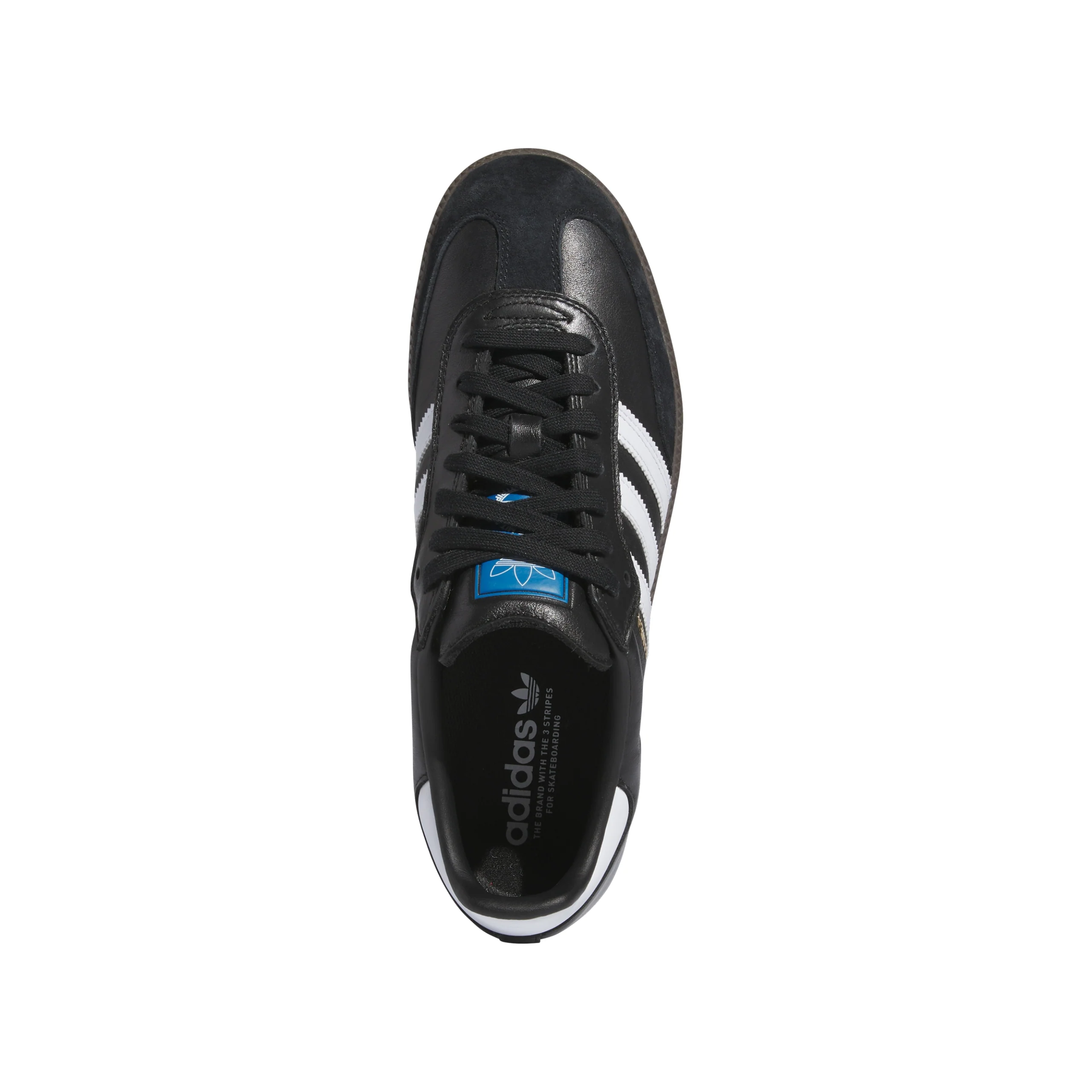 Adidas Skateboarding Samba ADV Shoes - Core Black / Cloud White / Gum (IE3100) - Image 3