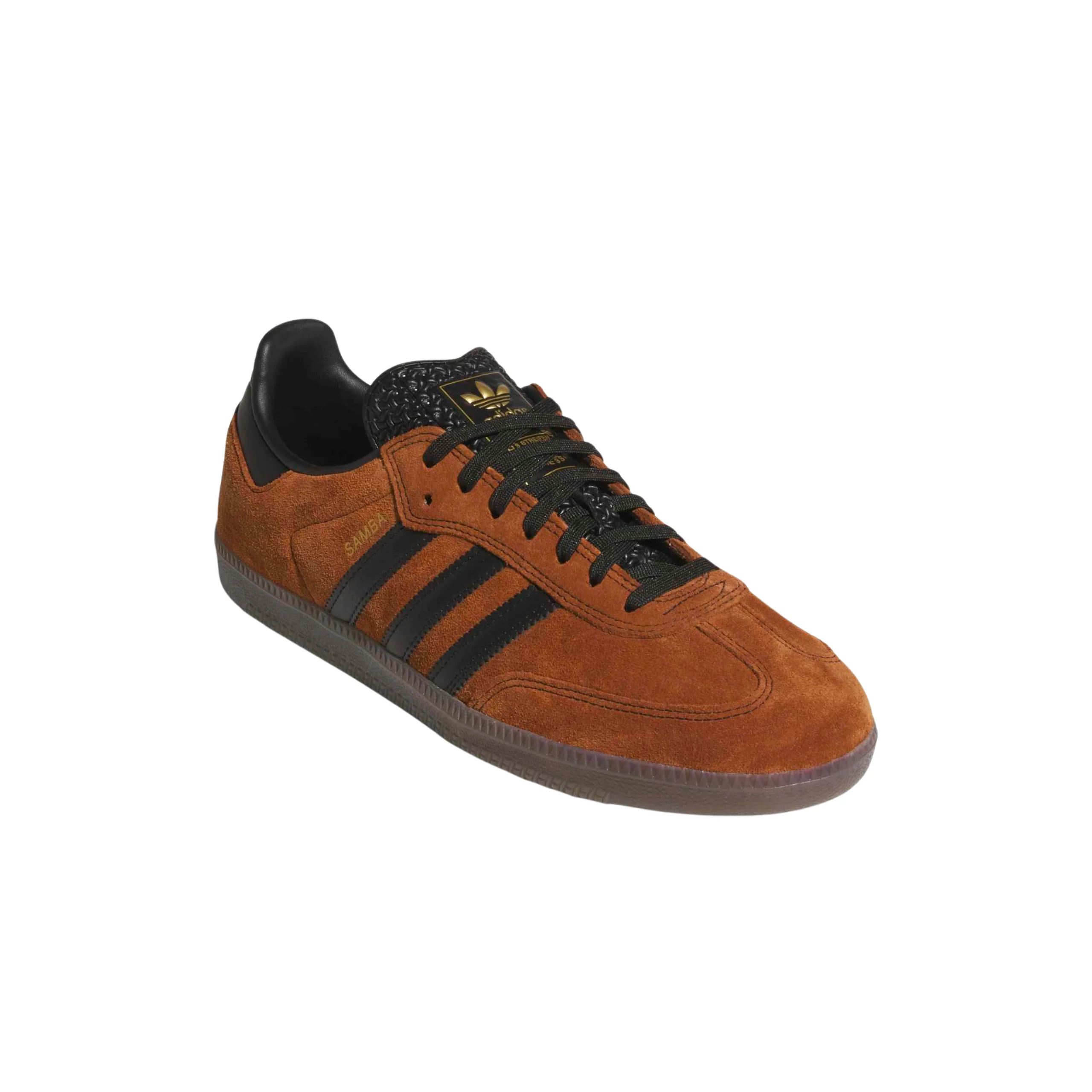Adidas Skateboarding Samba ADV Shoes - Dusky Bronze / Core Black / Gum (HQ9286) - Image 2