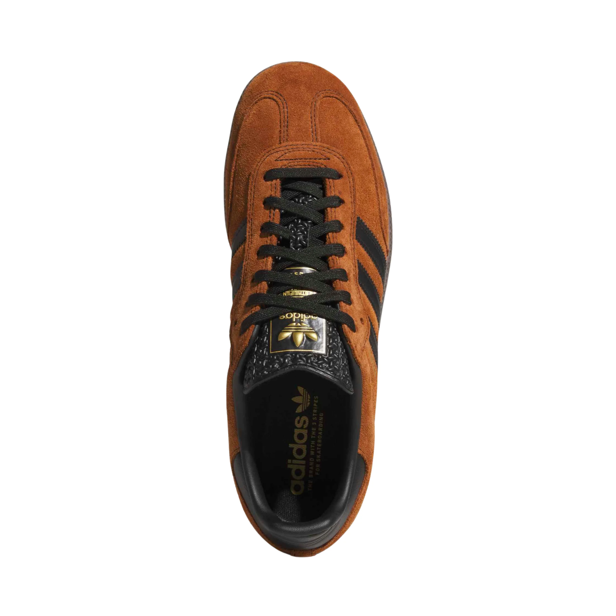 Adidas Skateboarding Samba ADV Shoes - Dusky Bronze / Core Black / Gum (HQ9286) - Image 4
