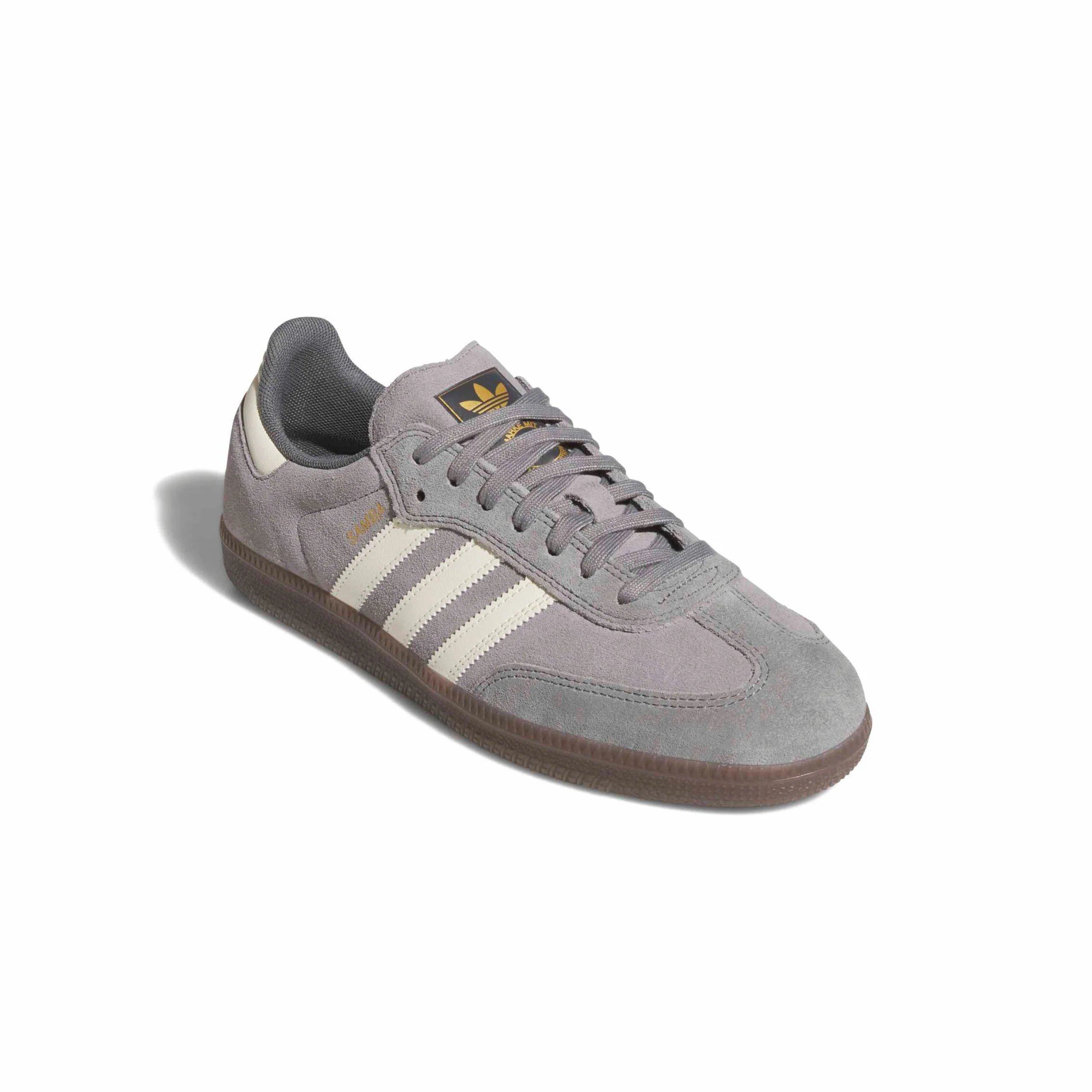 Adidas Skateboarding Samba ADV Shoes - Grey4 / Cream White / Grey3 (HQ7541) - Image 2