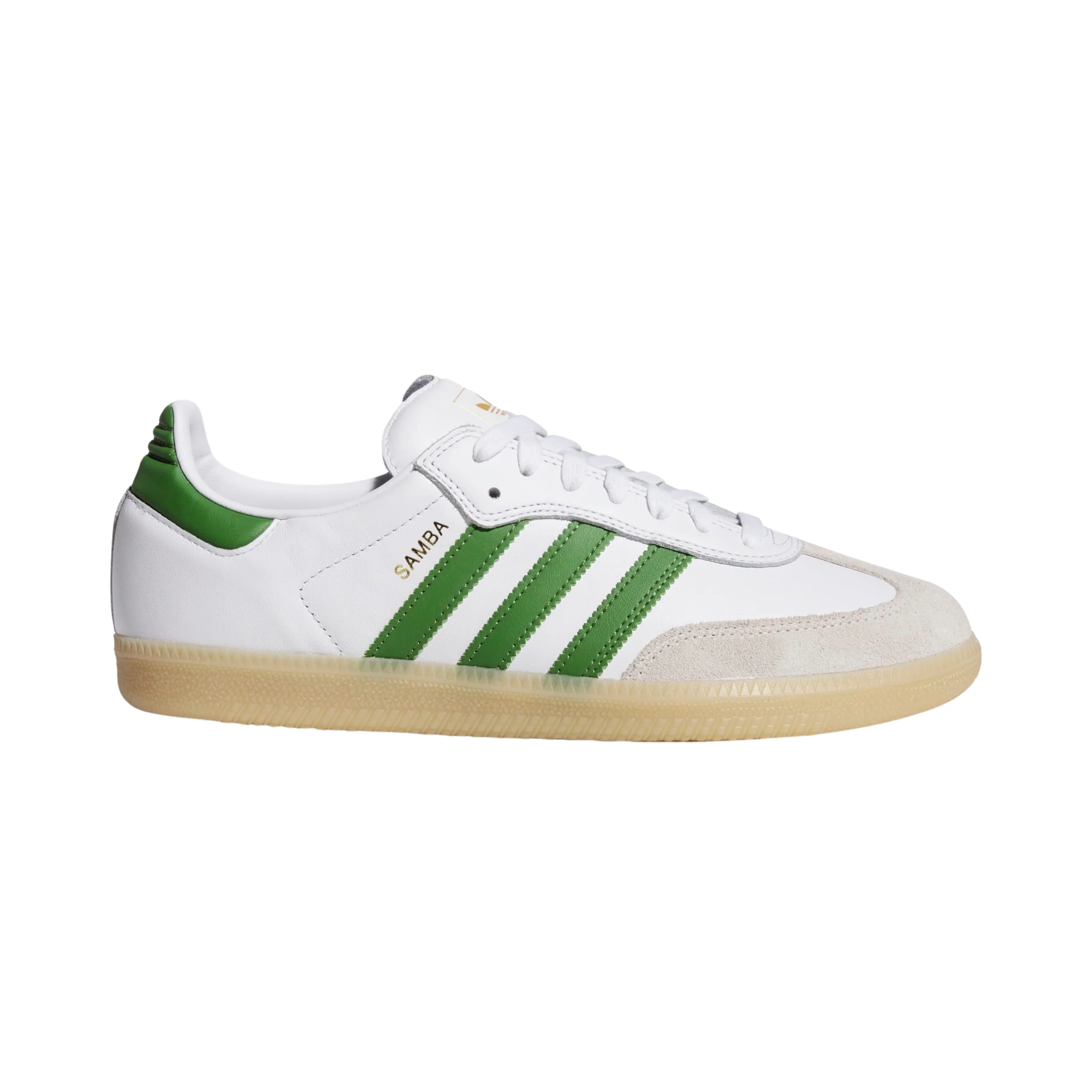 Adidas Skateboarding Samba ADV Shoes Trainers - Cloud White / Crew Green / Gum (JP8522)