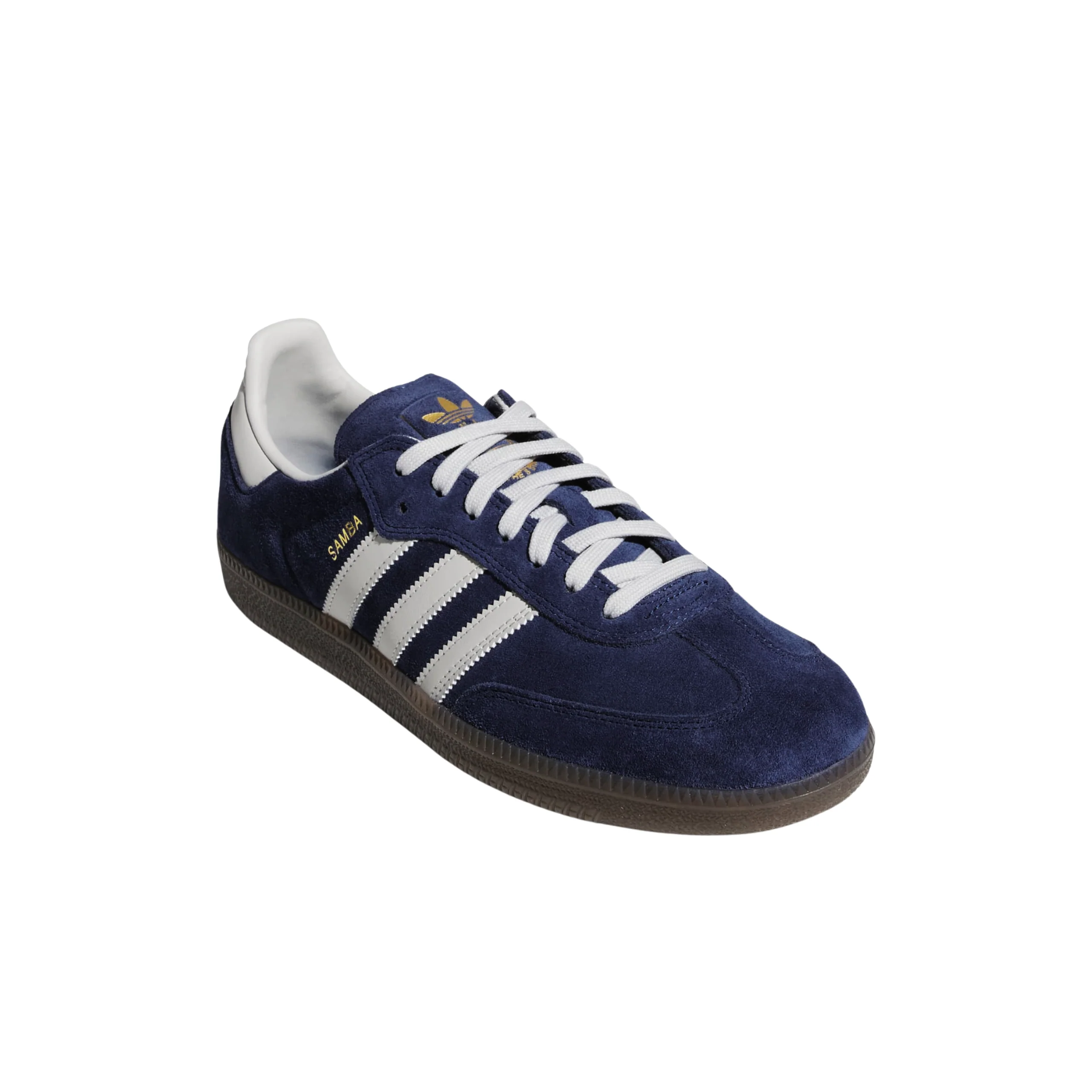 Adidas Skateboarding Samba ADV Shoes Trainers - Dark Blue / Grey One / Gum5 (JP8523) - Image 2