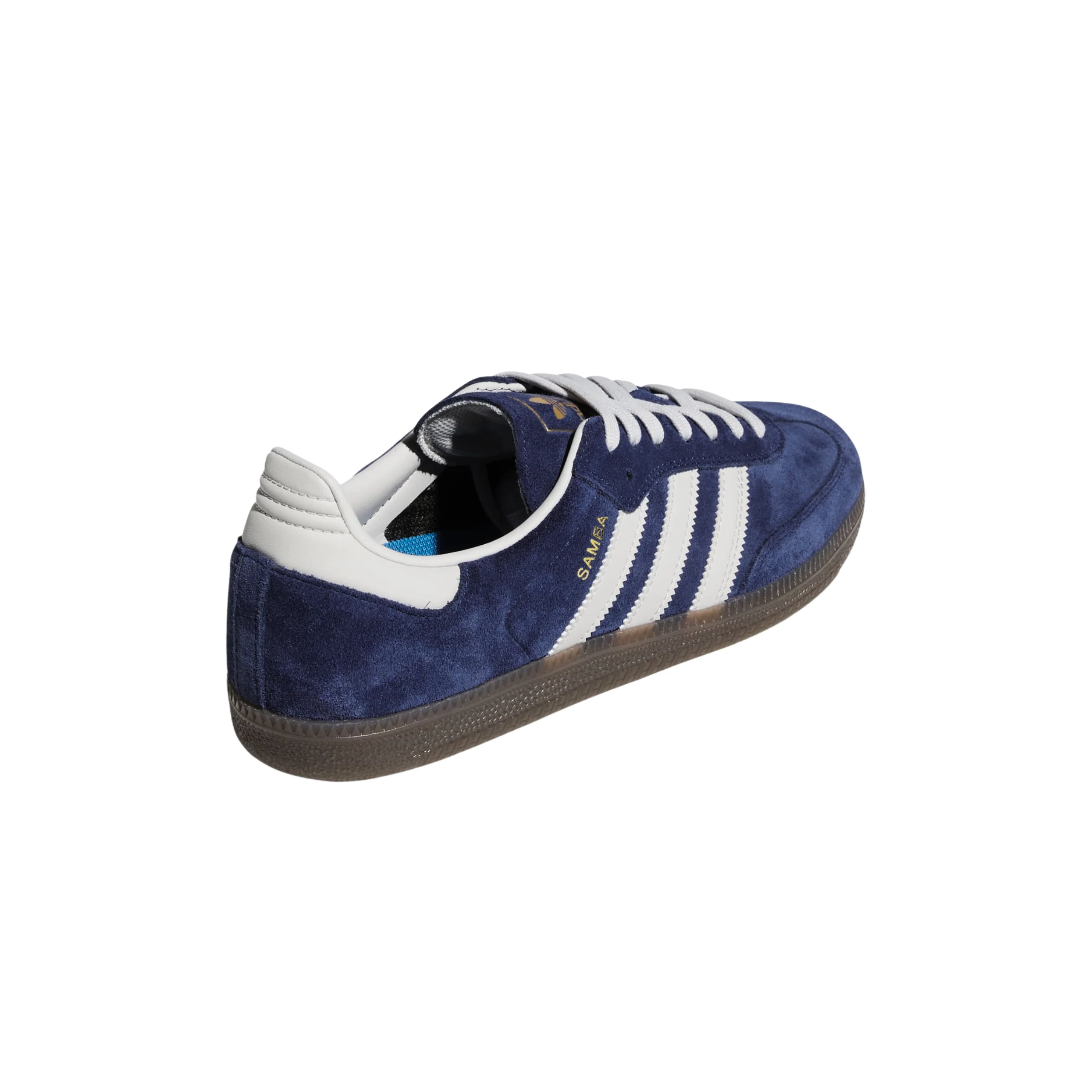 Adidas Skateboarding Samba ADV Shoes Trainers - Dark Blue / Grey One / Gum5 (JP8523) - Image 3