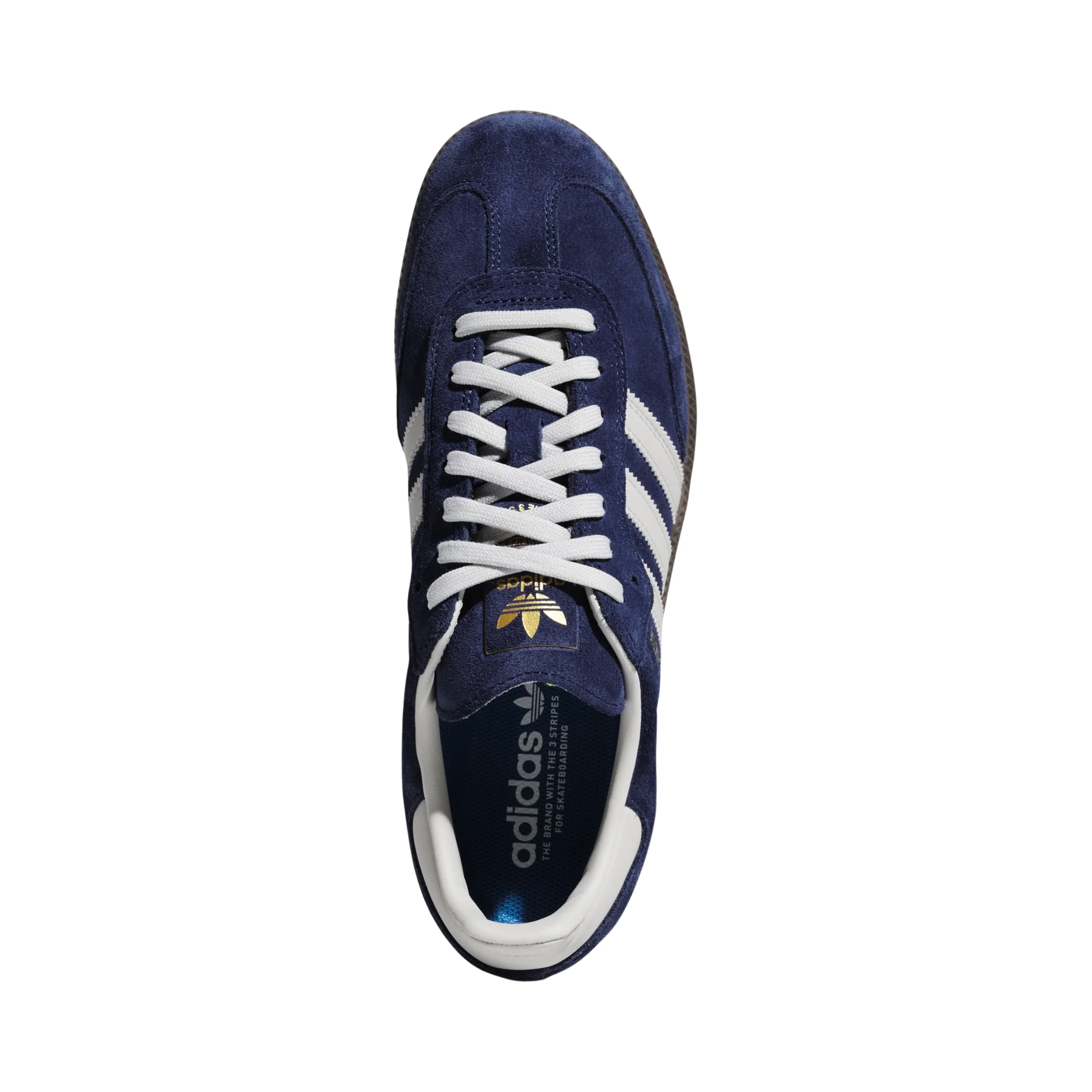 Adidas Skateboarding Samba ADV Shoes Trainers - Dark Blue / Grey One / Gum5 (JP8523) - Image 4