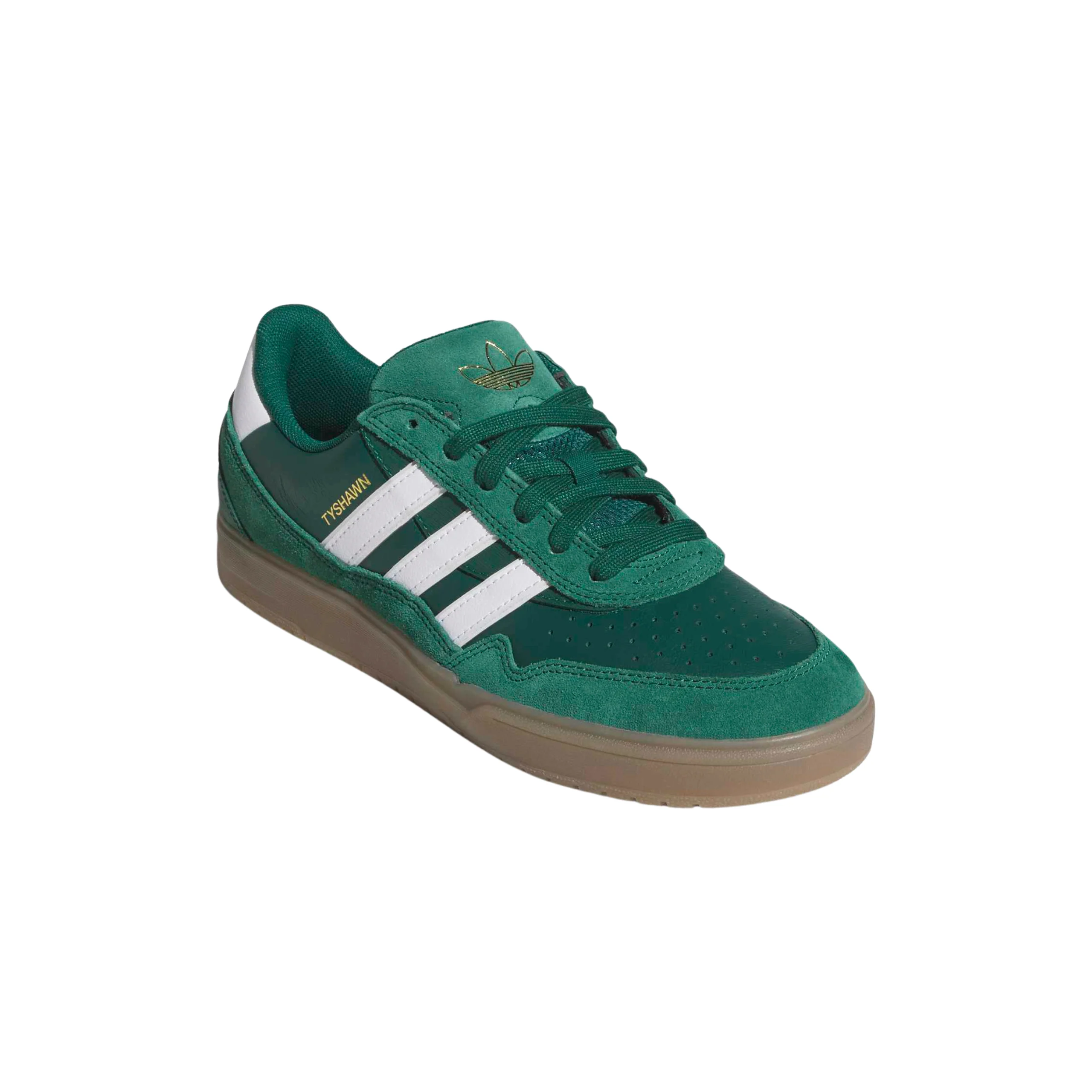 Adidas Skateboarding Tyshawn II Shoes - Collegiate Green / Footwear White / Gum5 (KI7772) - Image 2