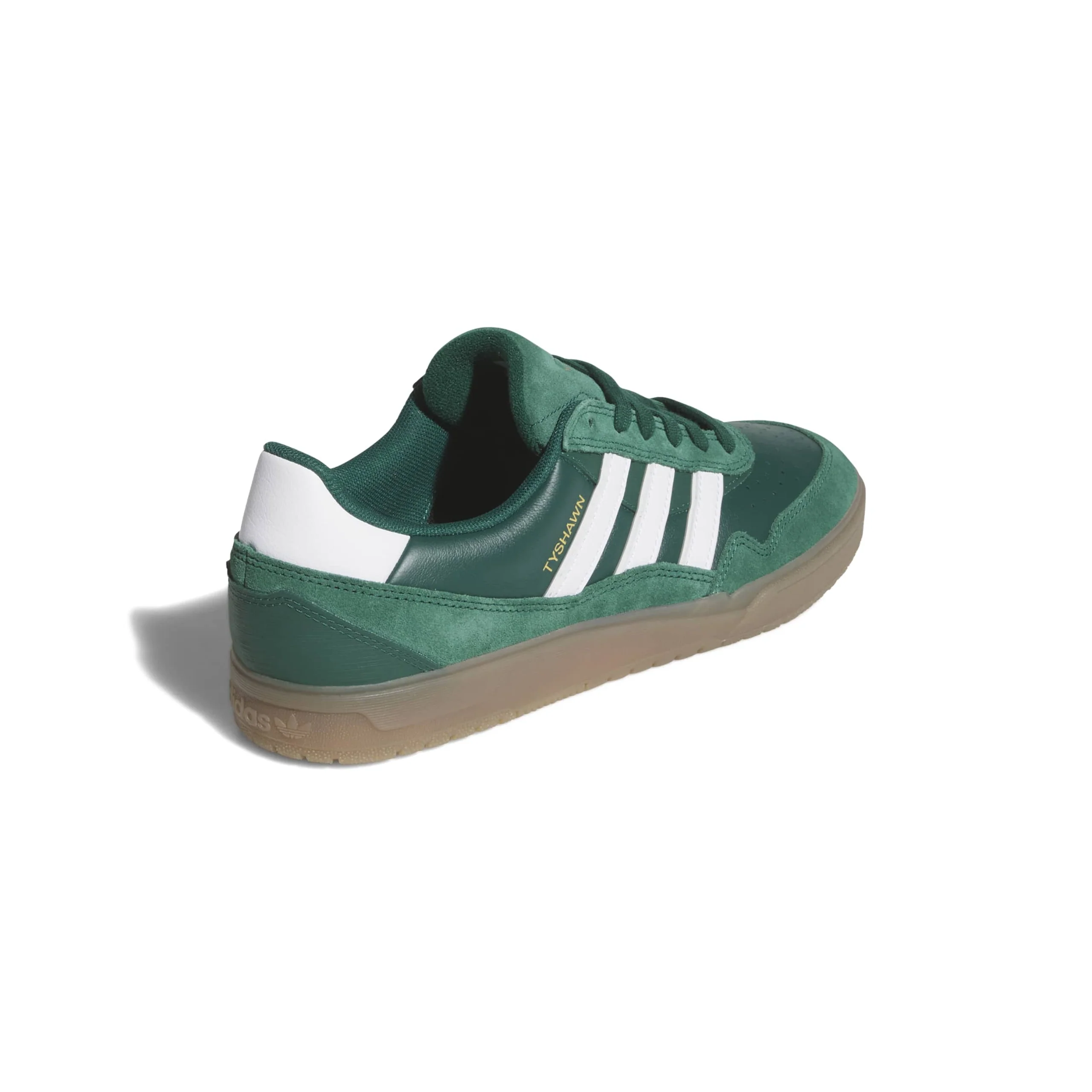 Adidas Skateboarding Tyshawn II Shoes - Collegiate Green / Footwear White / Gum5 (KI7772) - Image 3
