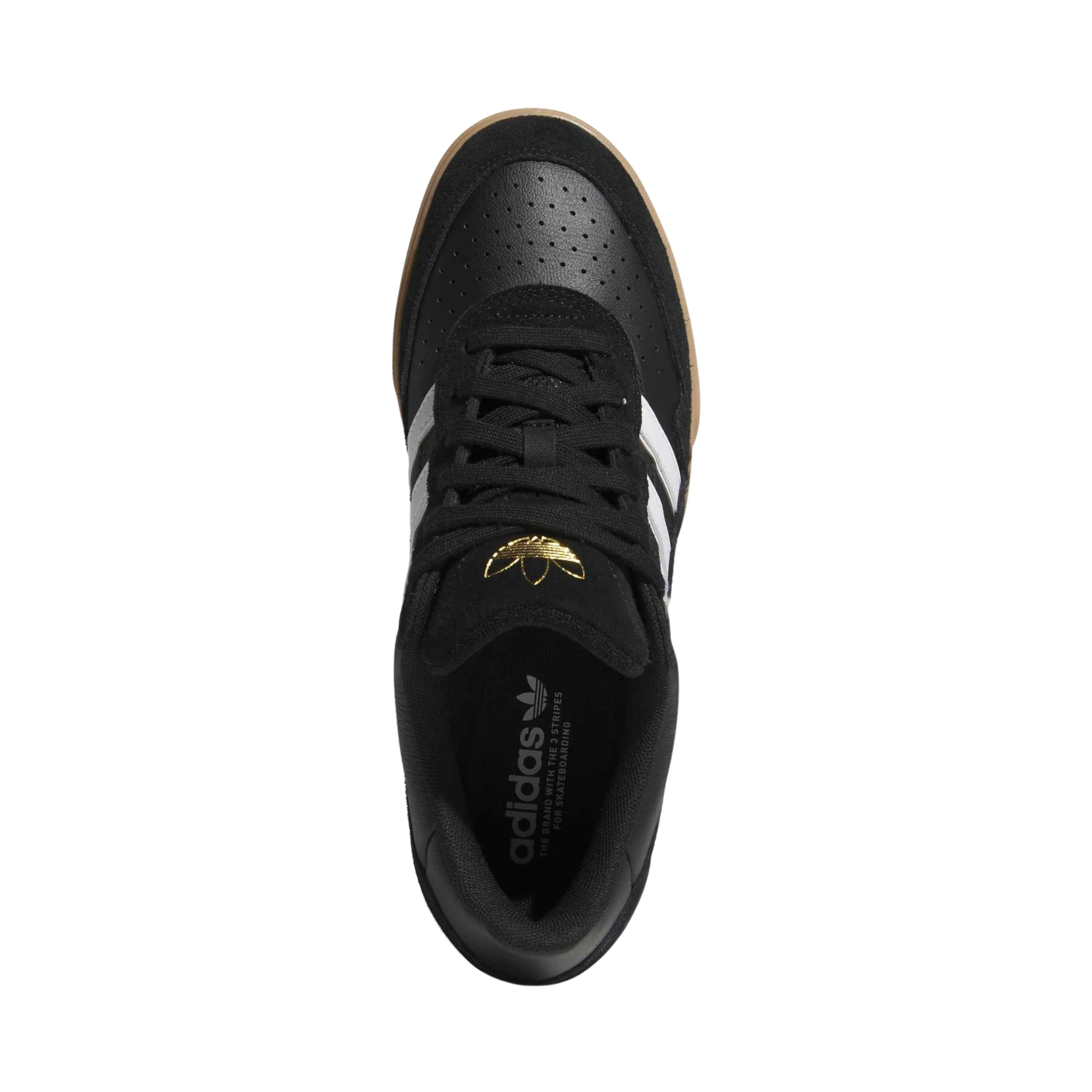 Adidas Skateboarding Tyshawn II Shoes - Core Black / Cloud White / Gum (HQ4734) - Image 3