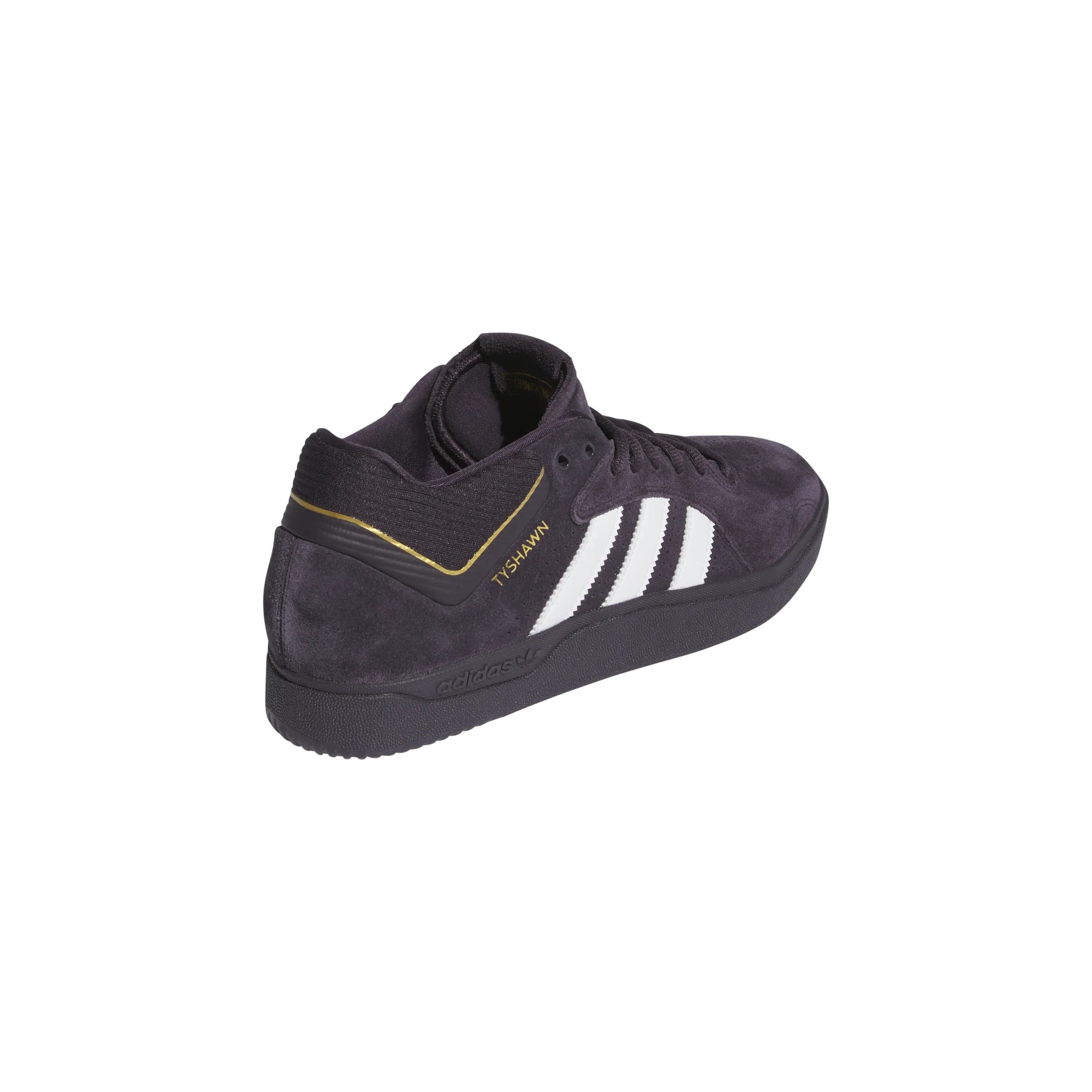 Adidas Skateboarding Tyshawn Jones Shoes - Aurora Black / Cloud White / Blue Bird - Image 3