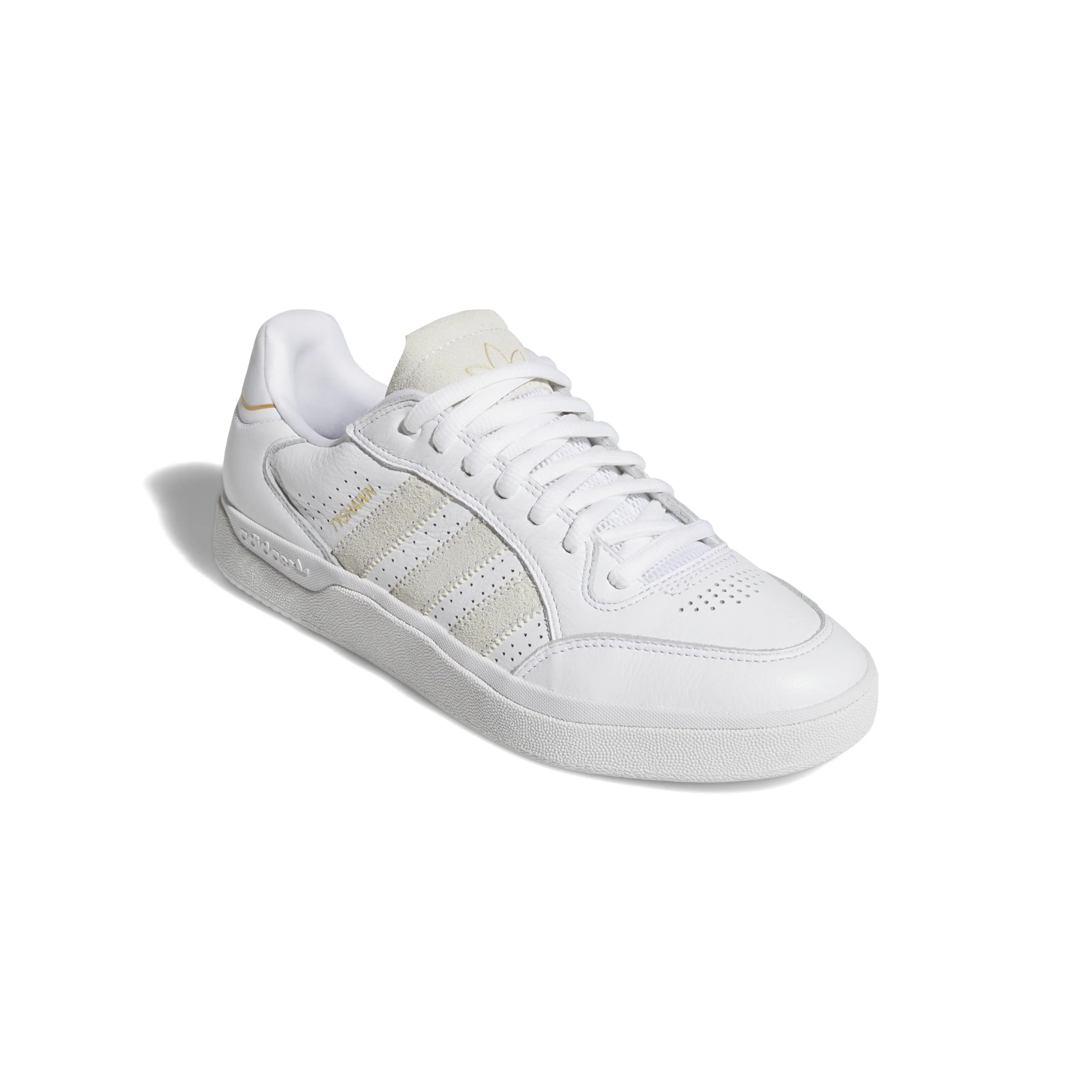Adidas Skateboarding Tyshawn Low Shoes - Footwear White / Footwear White / Gold Metallic - Image 2