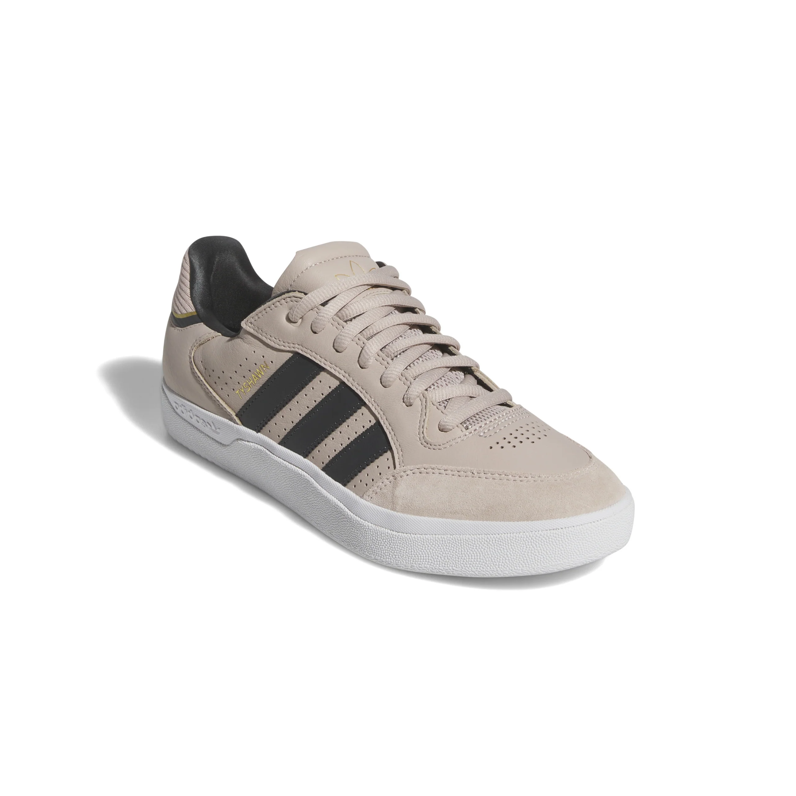 Adidas Skateboarding Tyshawn Low Shoes - Wonder Taupe / Carbon / Gold Metallic - Image 2