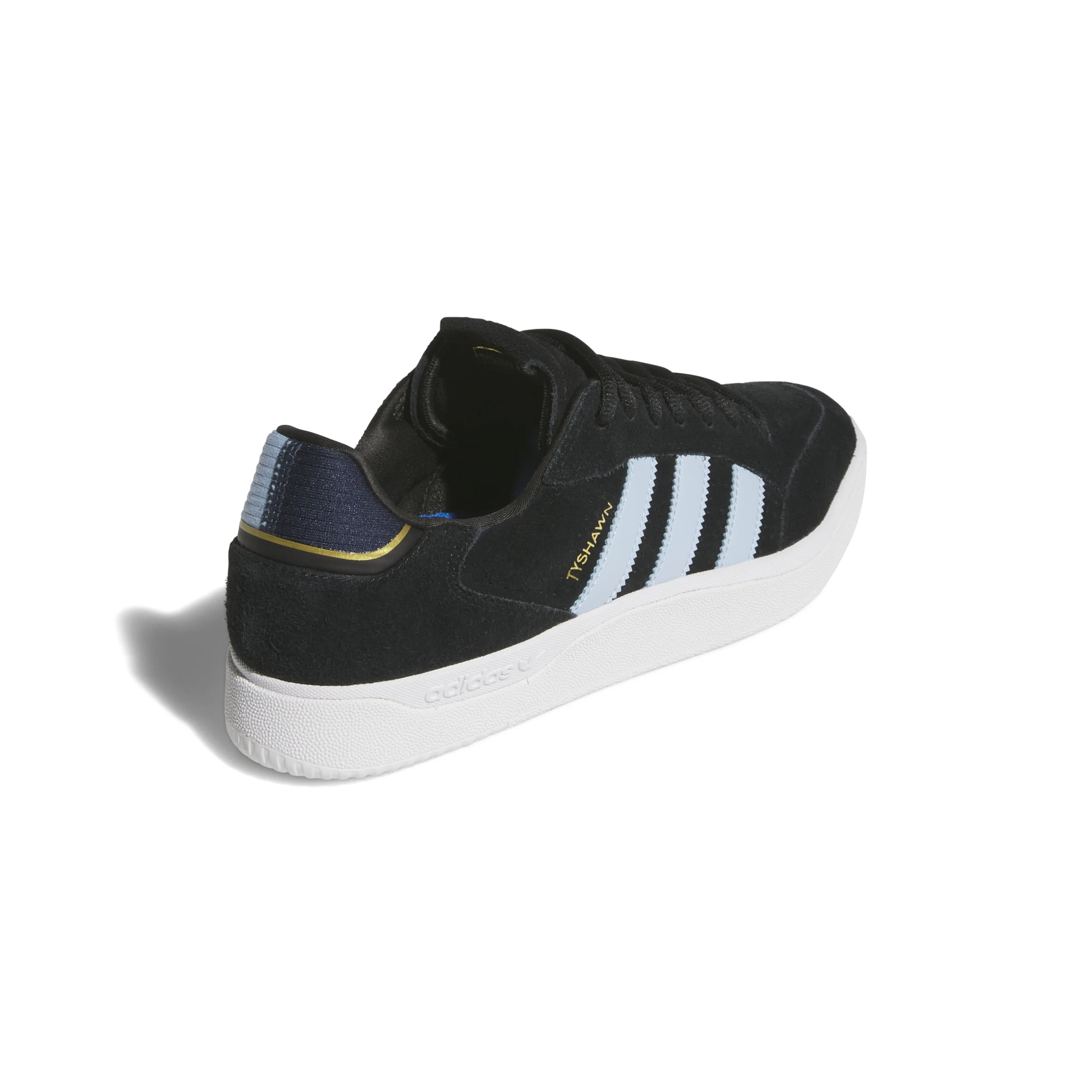Adidas Skateboarding Tyshawn Pro Low Shoes - Core Black / Clear Sky / Collegiate Navy (JH8153) - Image 3