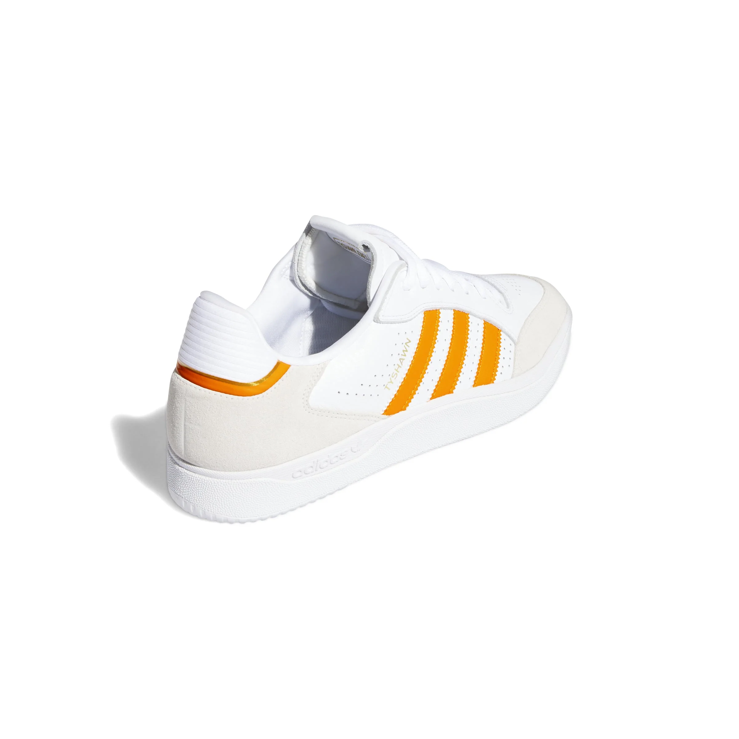 Adidas Skateboarding Tyshawn Pro Low Shoes - Footwear White / Crystal White / Gold Metallic - Image 3