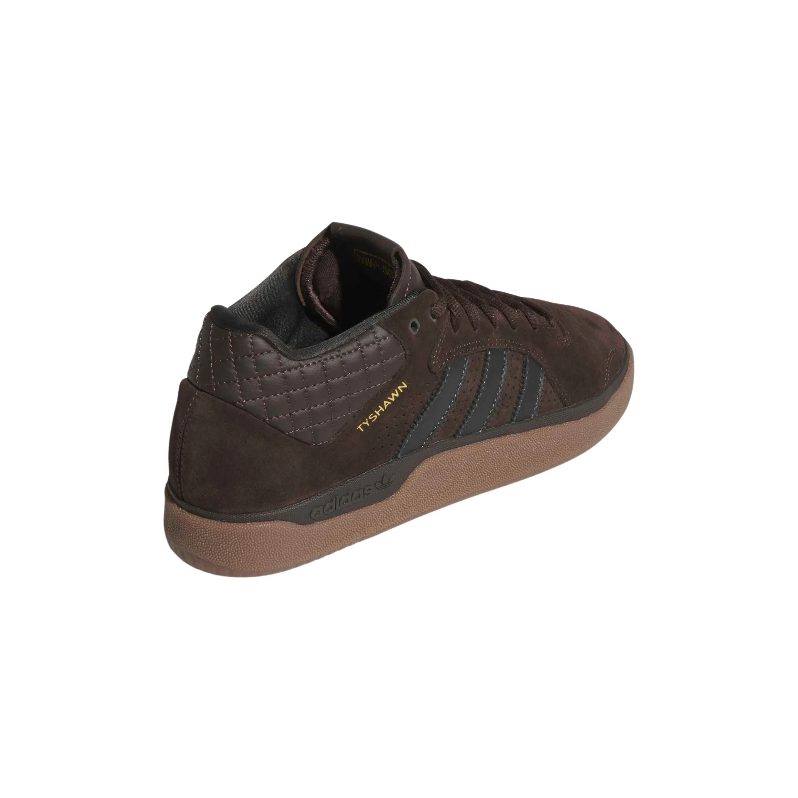 Adidas Skateboarding Tyshawn Shoes - Carbon / Aurora Coffee / Carbon (HQ4740) - Image 3
