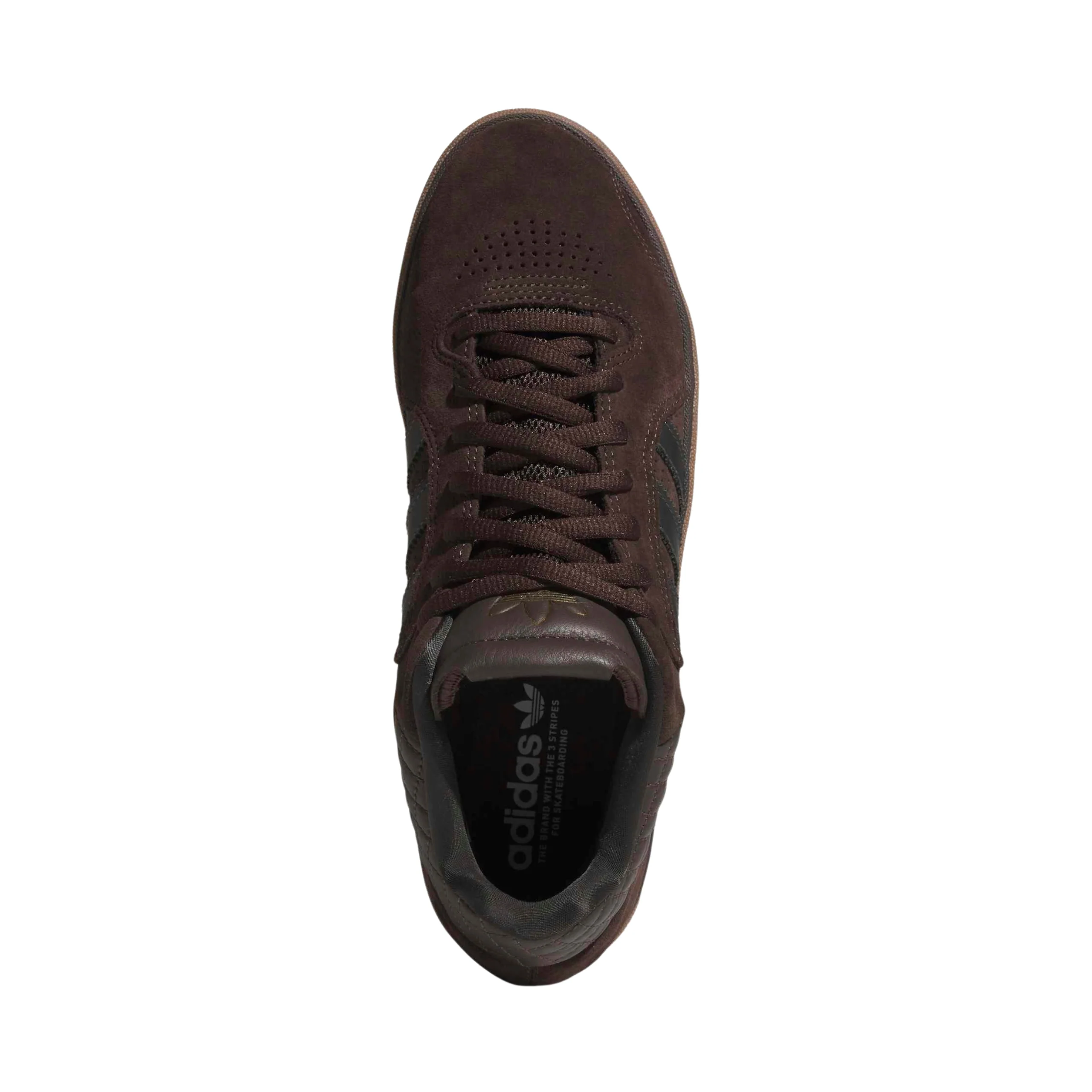 Adidas Skateboarding Tyshawn Shoes - Carbon / Aurora Coffee / Carbon (HQ4740) - Image 4