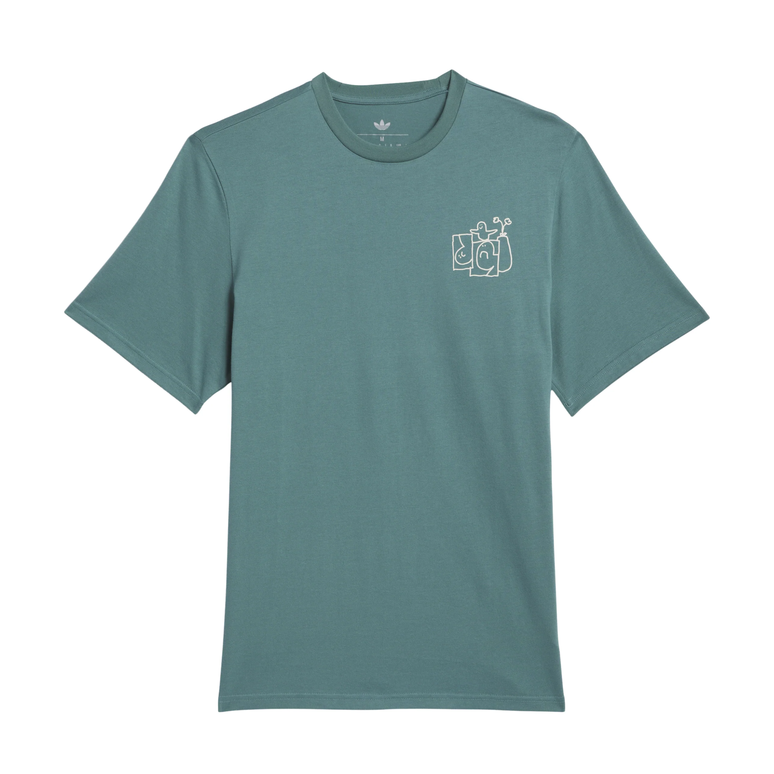 Adidas Stairs T-Shirt - Preloved Teal / Alumina