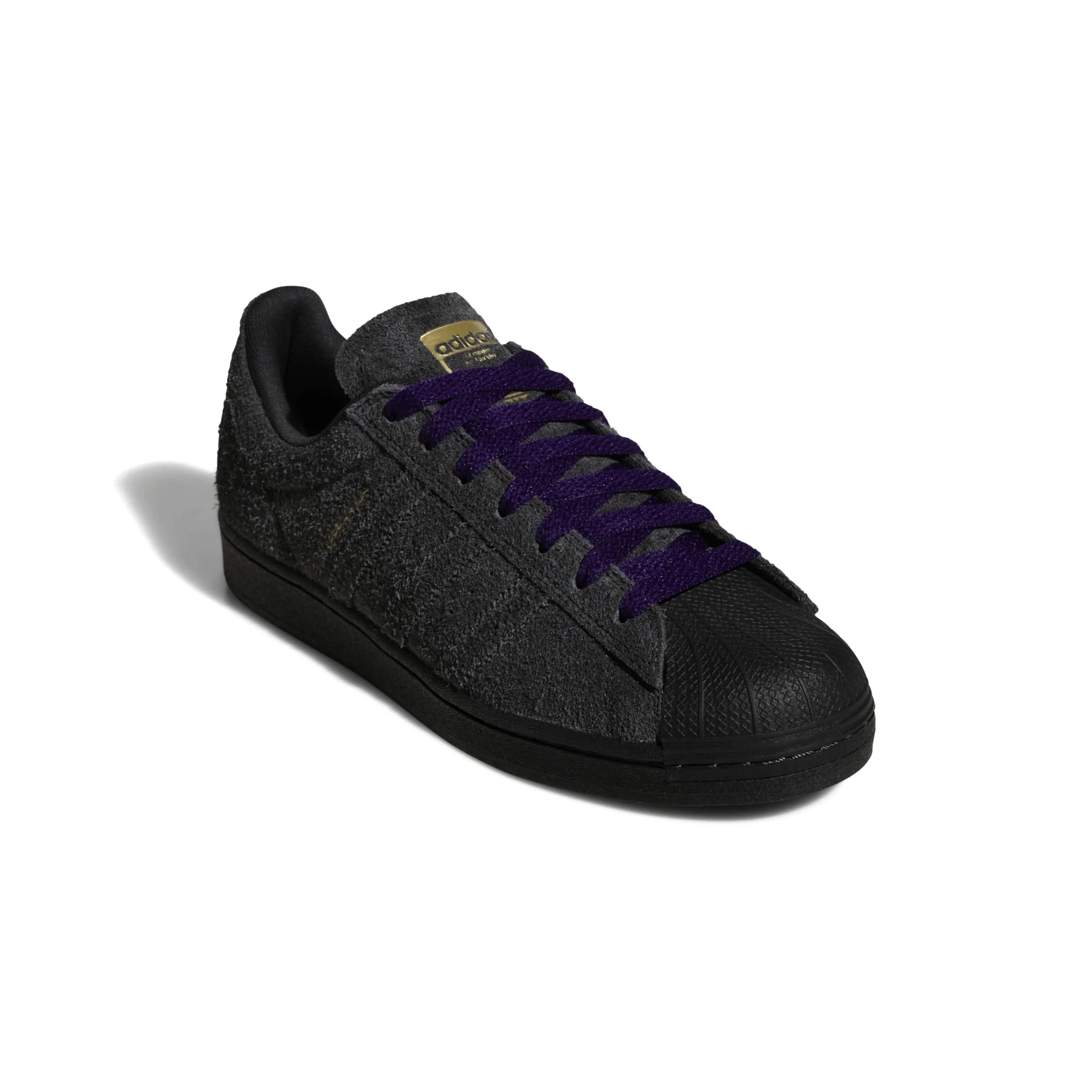 Adidas Superstar ADV Shoes - Carbon / Carbon / Collegiate Purple - Image 2