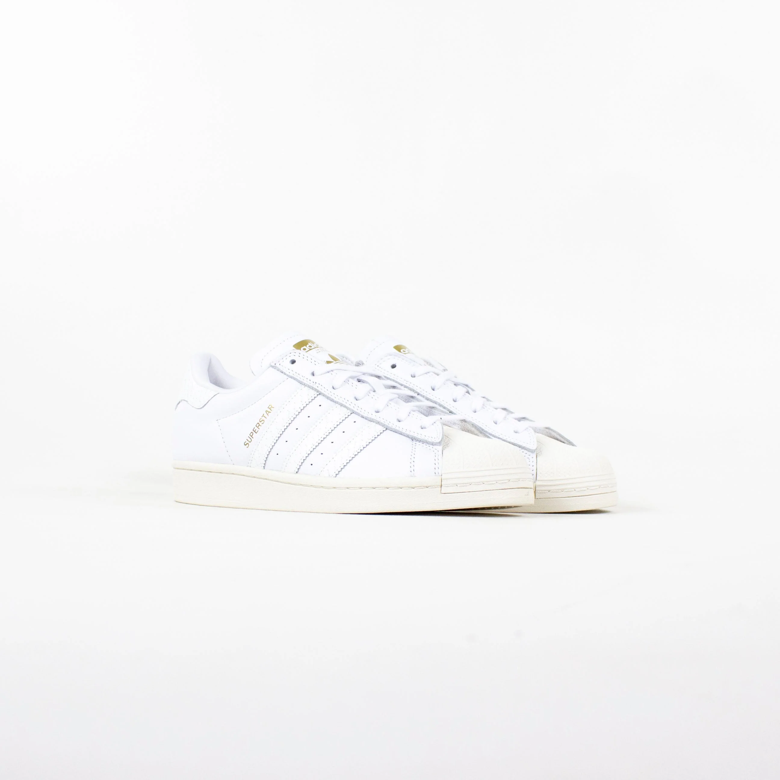 Adidas Superstar ADV Shoes - Cloud White / Cloud White / Gold Metallic - Image 4
