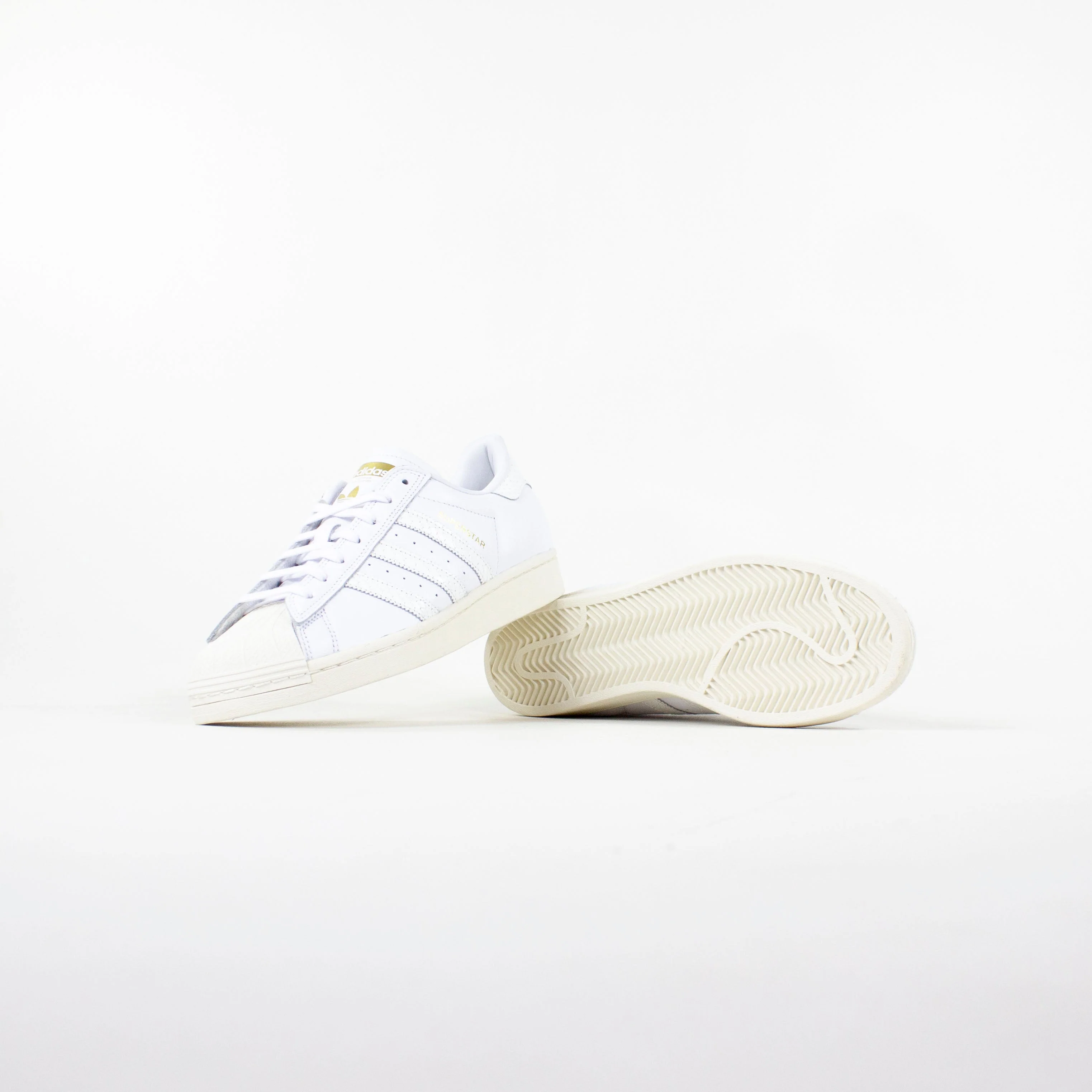 Adidas Superstar ADV Shoes - Cloud White / Cloud White / Gold Metallic - Image 7