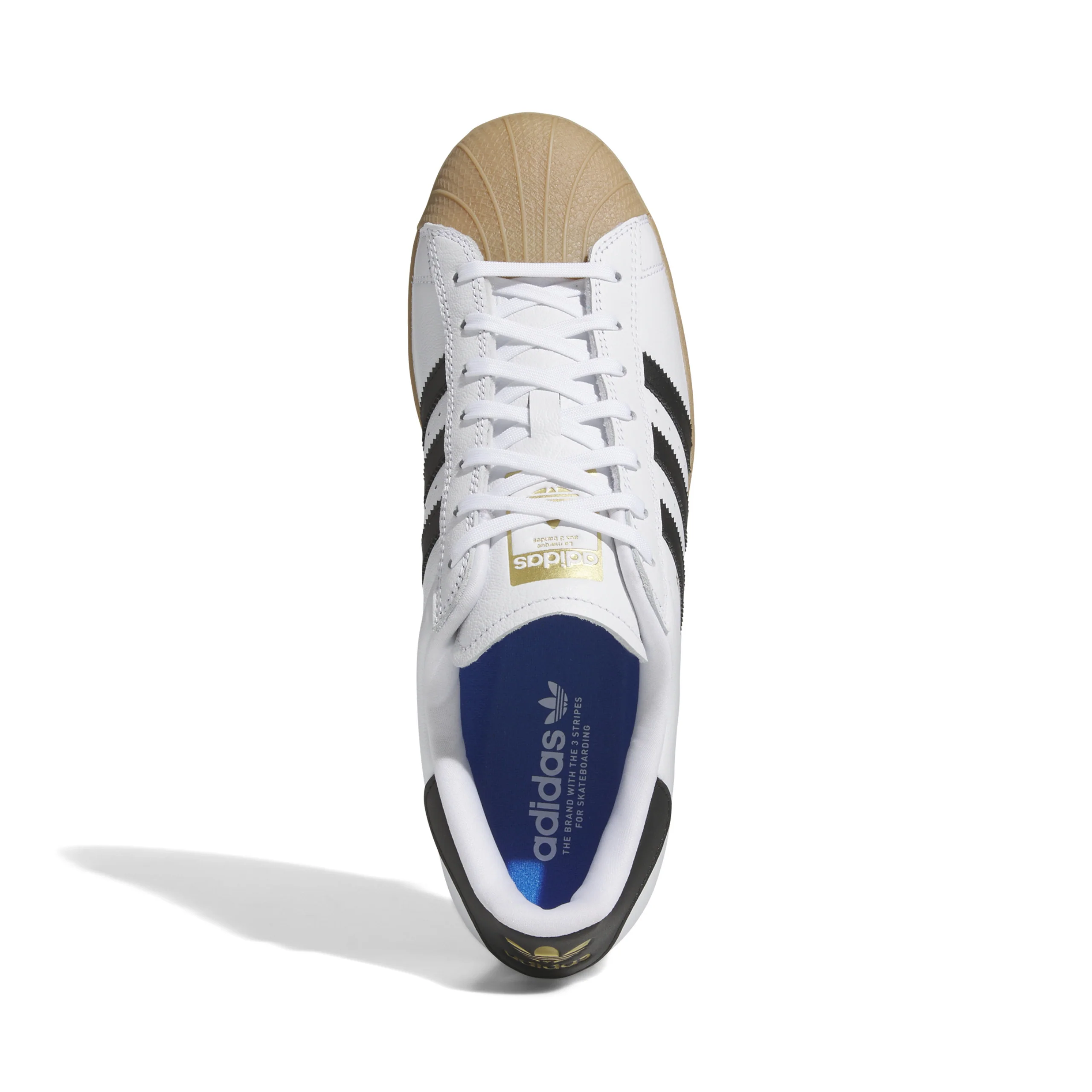 Adidas Superstar ADV Shoes - Cloud White / Core Black / Gum - Image 4