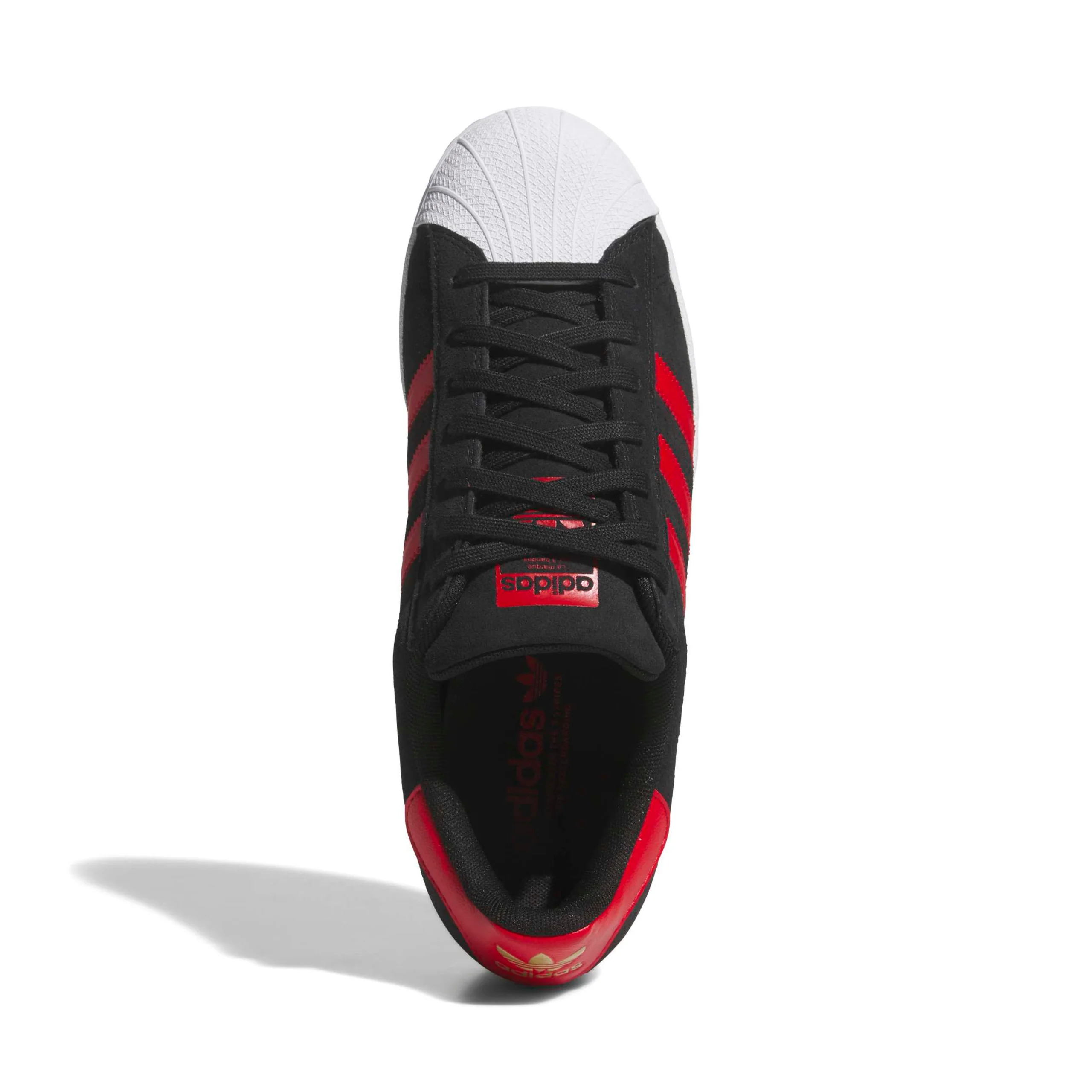 Adidas Superstar ADV Shoes - Core Black / Better Scarlet / Footwear White - Image 4