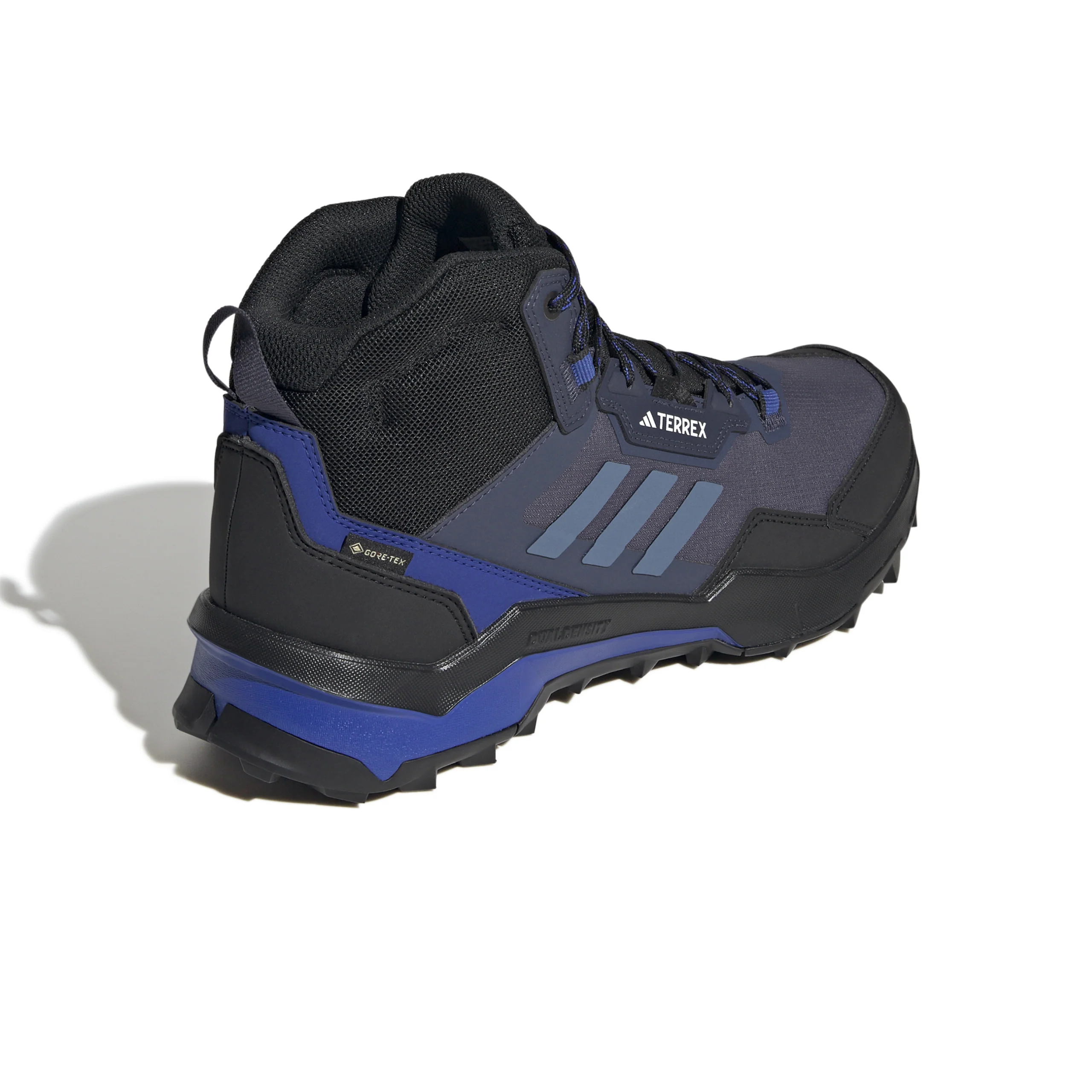 Adidas Terrex AX4 Mid GORE-TEX Hiking Shoes - Shadow Navy / Wonder Steel / Semi Lucid Blue - Image 3