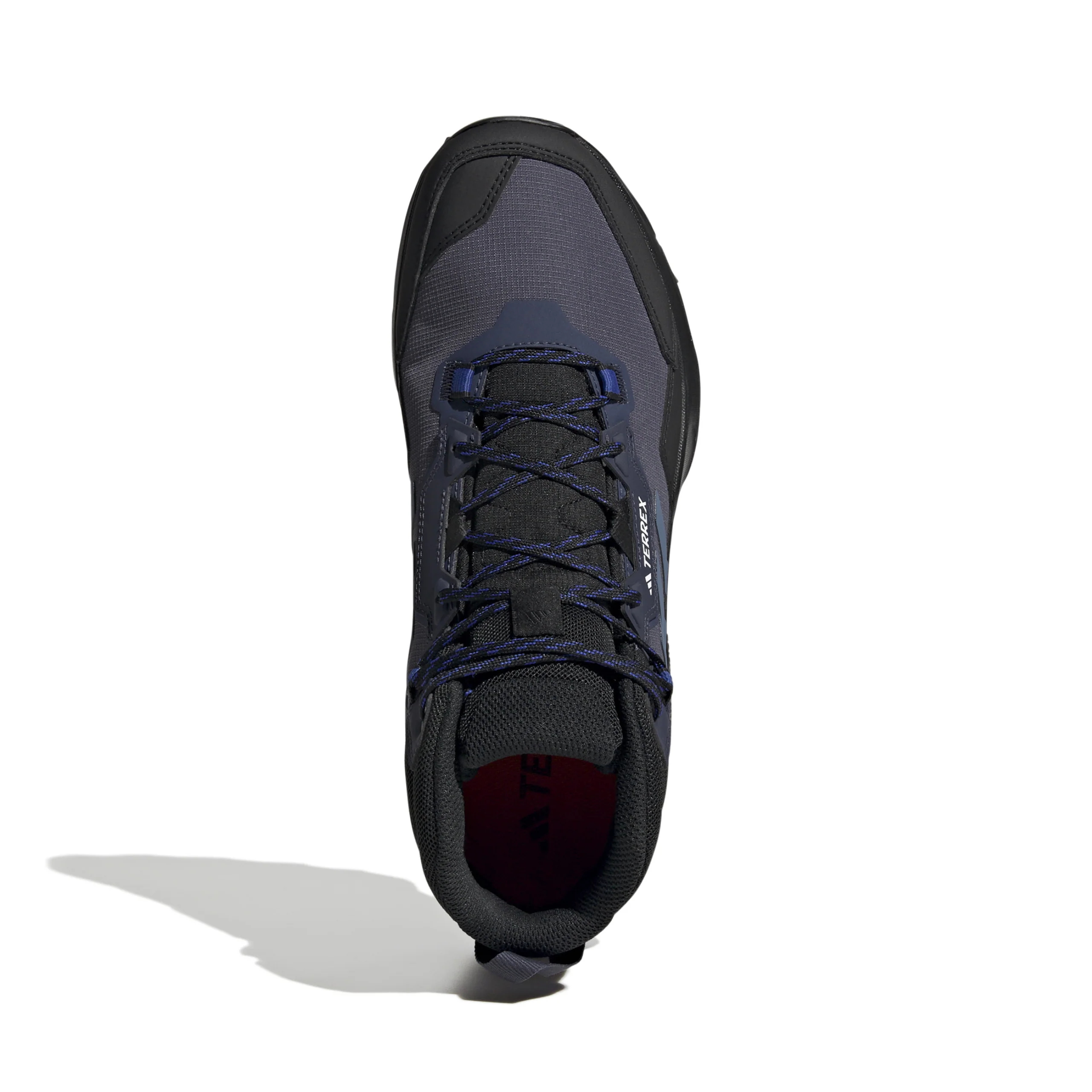 Adidas Terrex AX4 Mid GORE-TEX Hiking Shoes - Shadow Navy / Wonder Steel / Semi Lucid Blue - Image 4