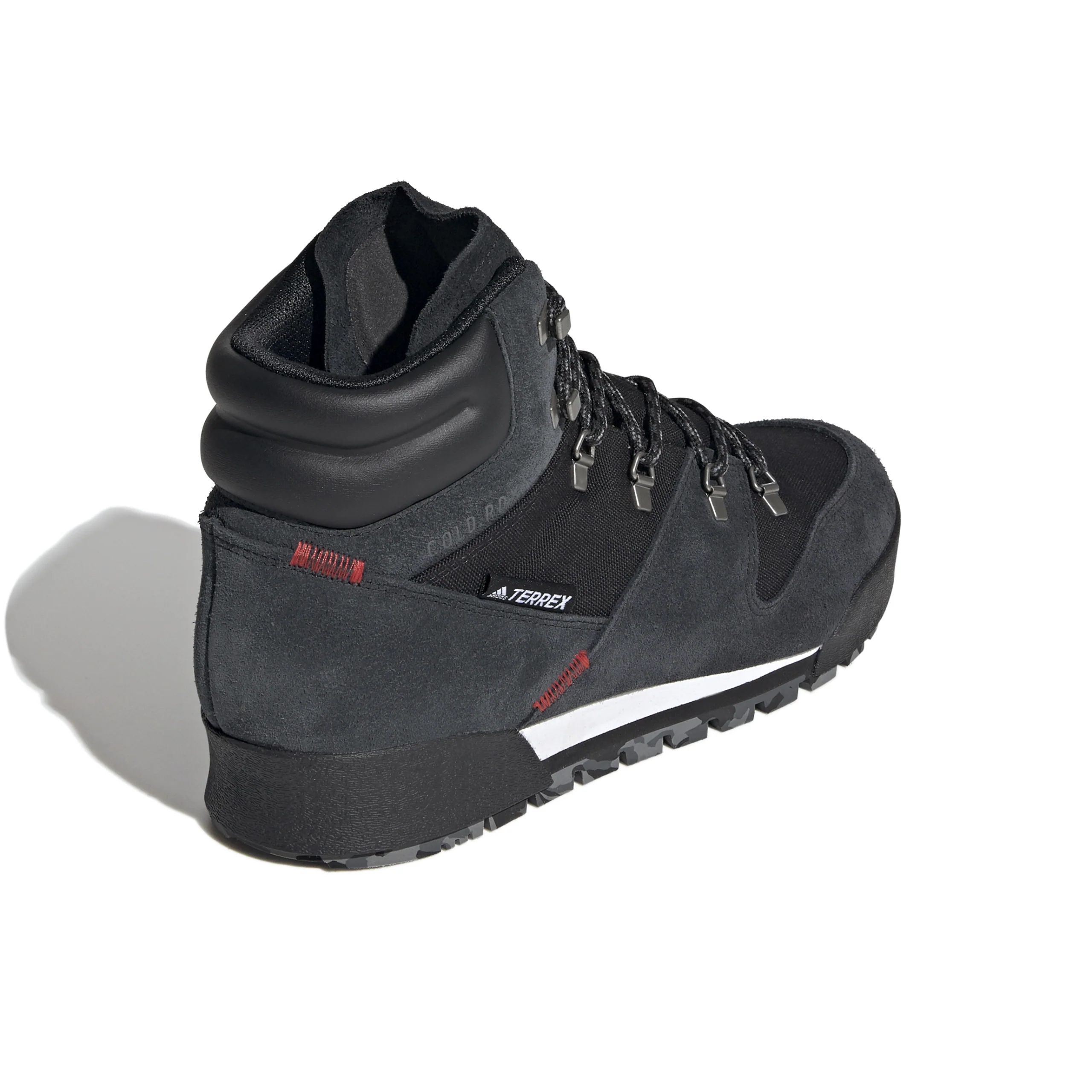 Adidas Terrex Snowpitch Cold.RDY Hiking Shoes - Core Black / Core Black / Scarlet - Image 3