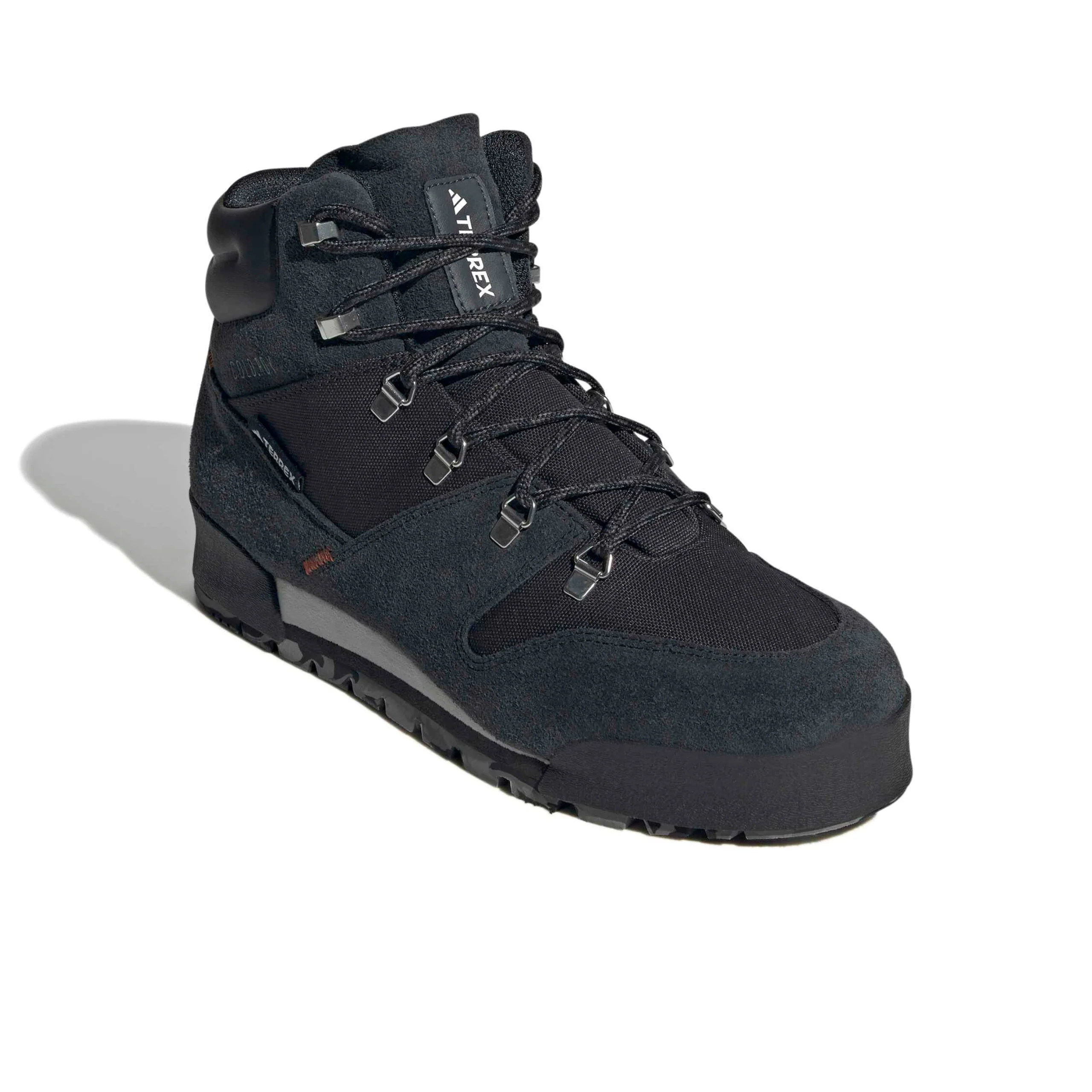 Adidas Terrex Snowpitch Cold.RDY Hiking Shoes - Core Black / Core Black / Semi Impact Orange (IH3663) - Image 2