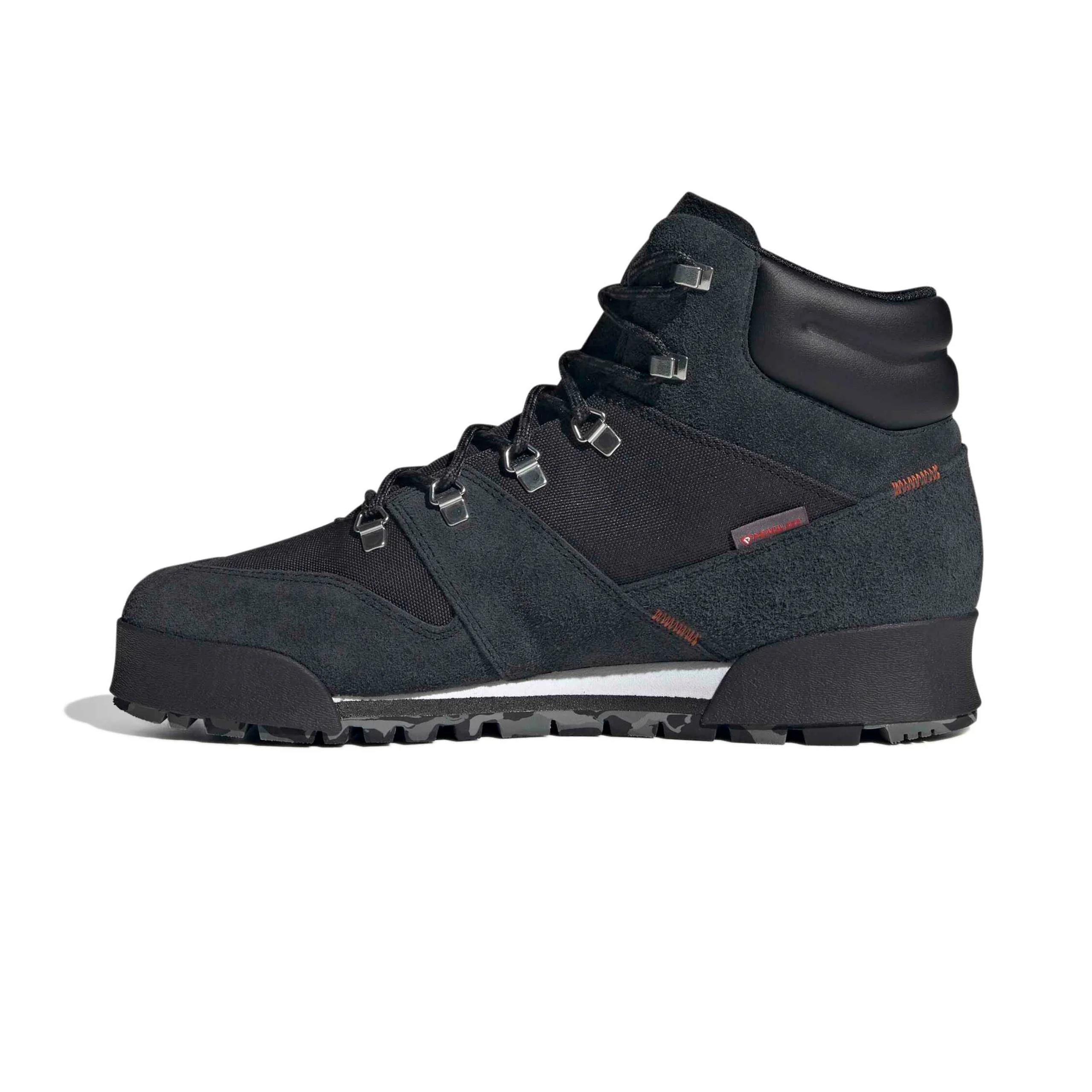 Adidas Terrex Snowpitch Cold.RDY Hiking Shoes - Core Black / Core Black / Semi Impact Orange (IH3663) - Image 4