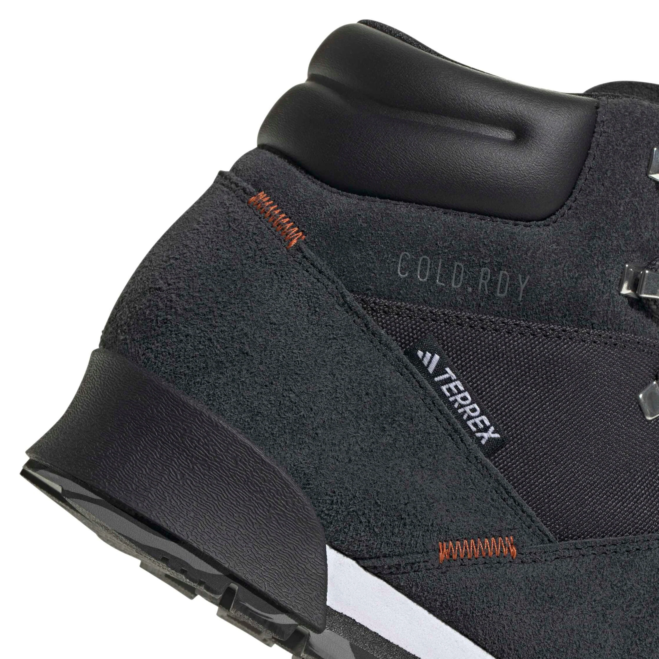 Adidas Terrex Snowpitch Cold.RDY Hiking Shoes - Core Black / Core Black / Semi Impact Orange (IH3663) - Image 7