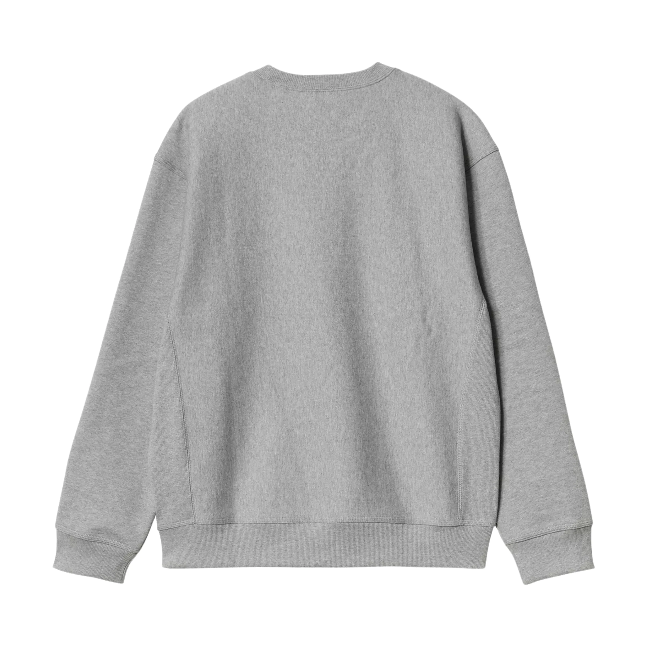 Carhartt WIP American Script Sweatshirt - Grey Heather - Image 2