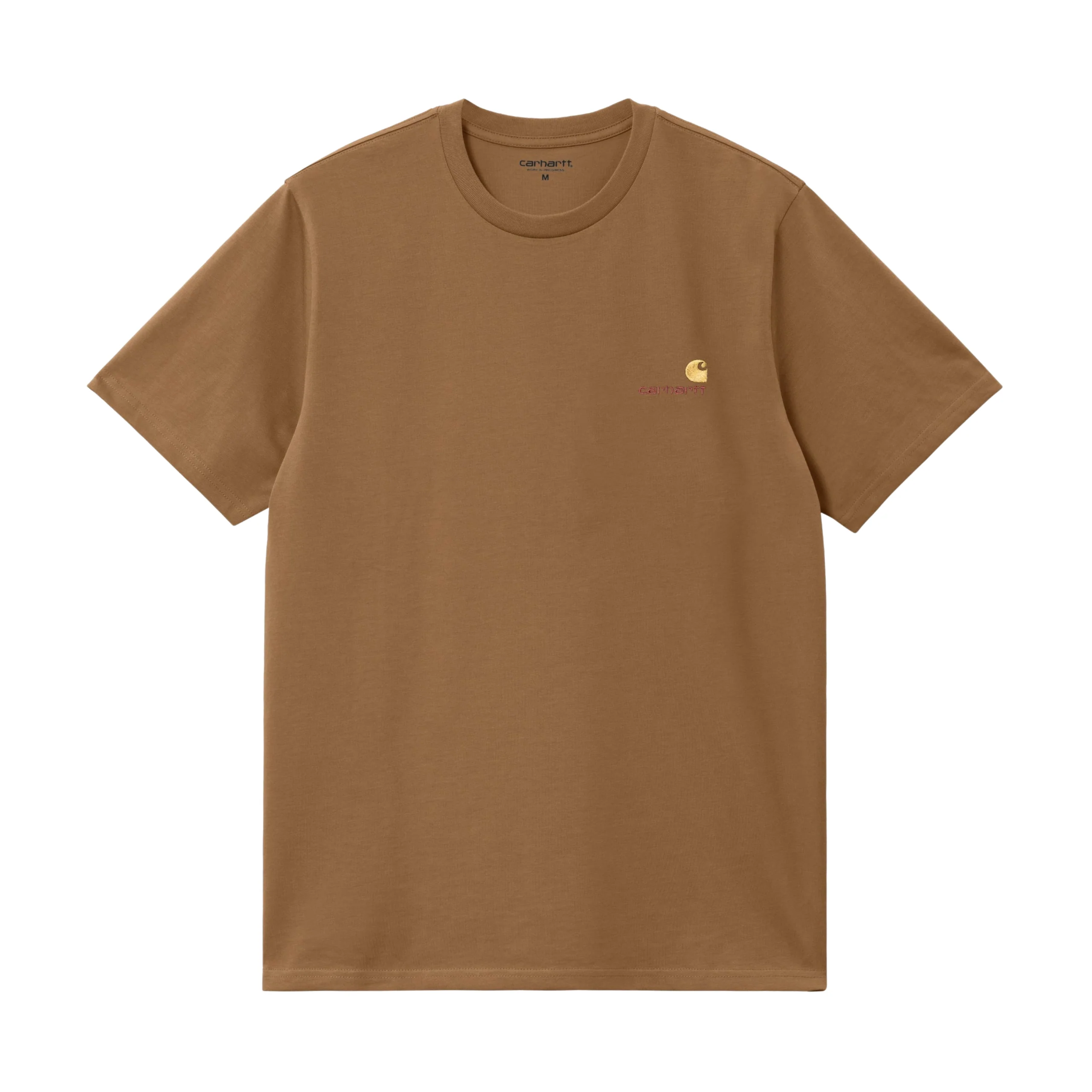 Carhartt WIP American Script T-Shirt - Hamilton Brown