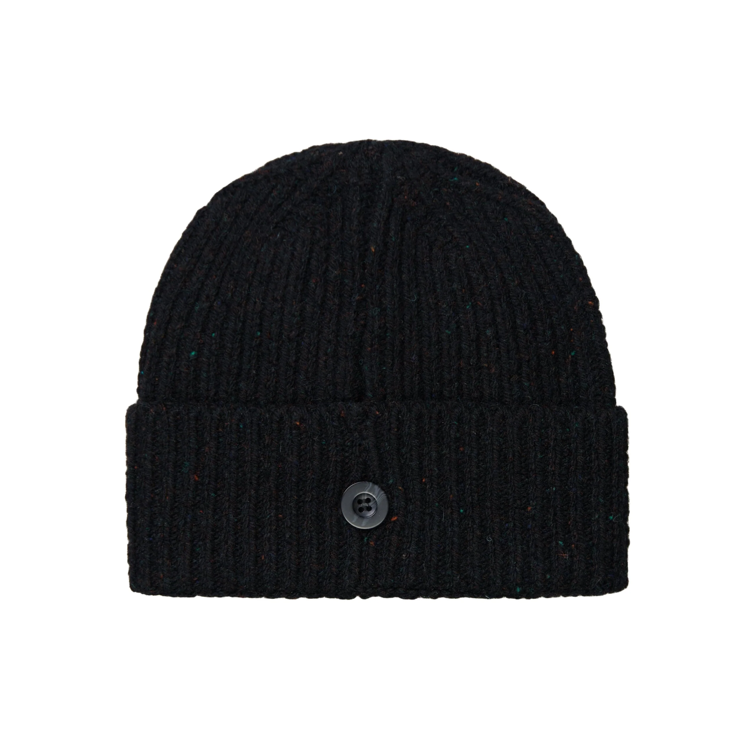 Carhartt WIP Anglistic Beanie - Speckled Black - Image 2