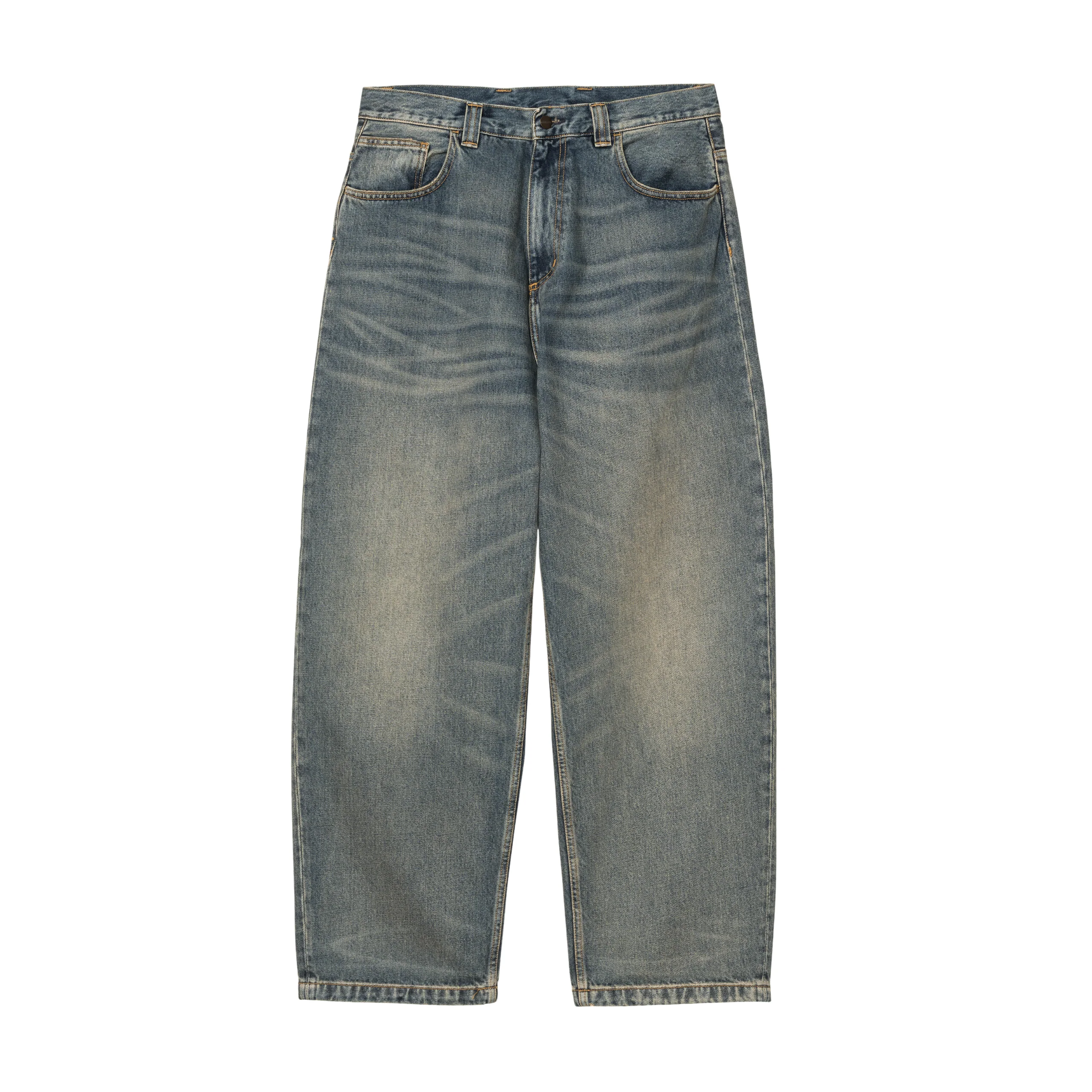 Carhartt WIP Brandon Pant - Blue (worn used washed) - Image 2