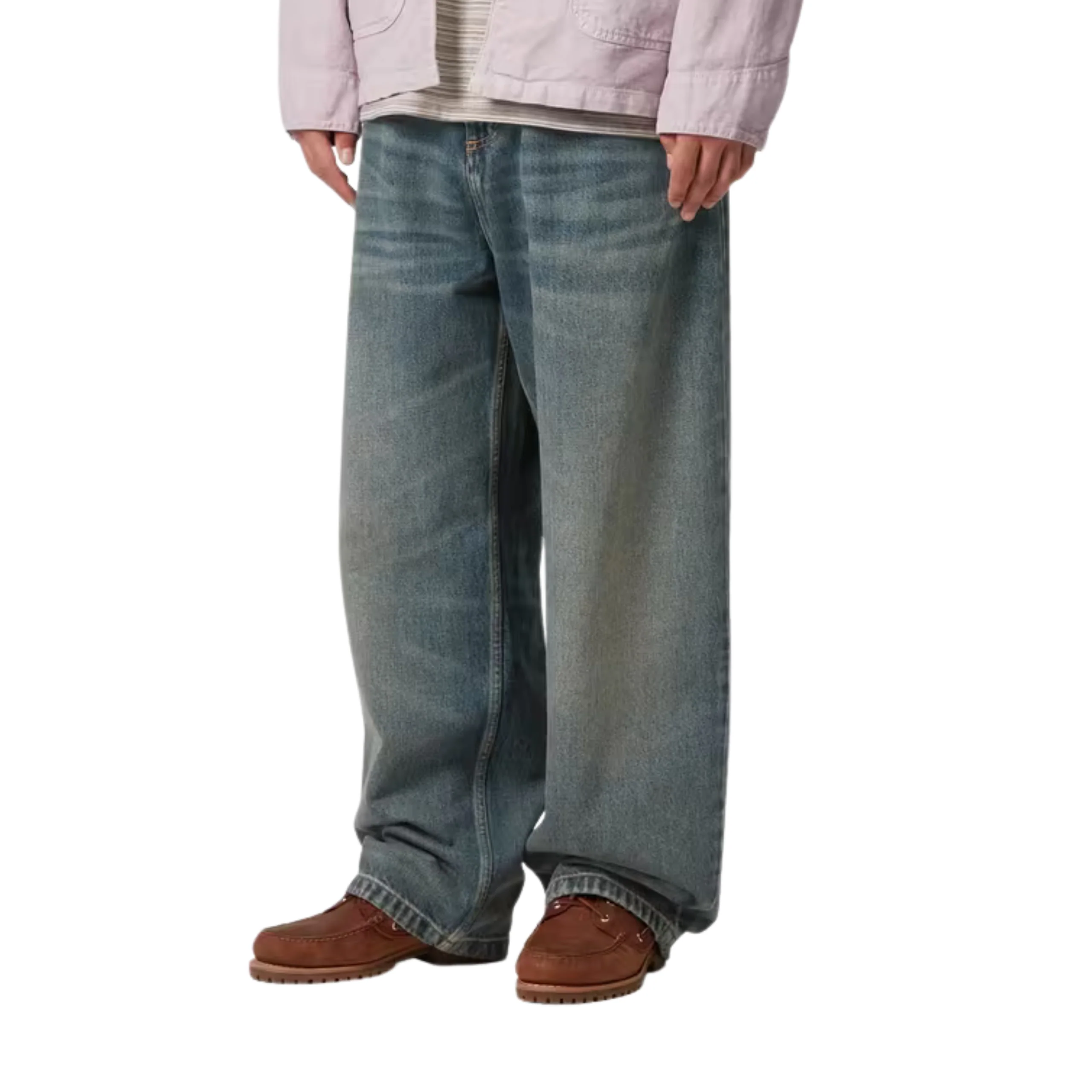 Carhartt WIP Brandon Pant - Blue (worn used washed) - Image 3