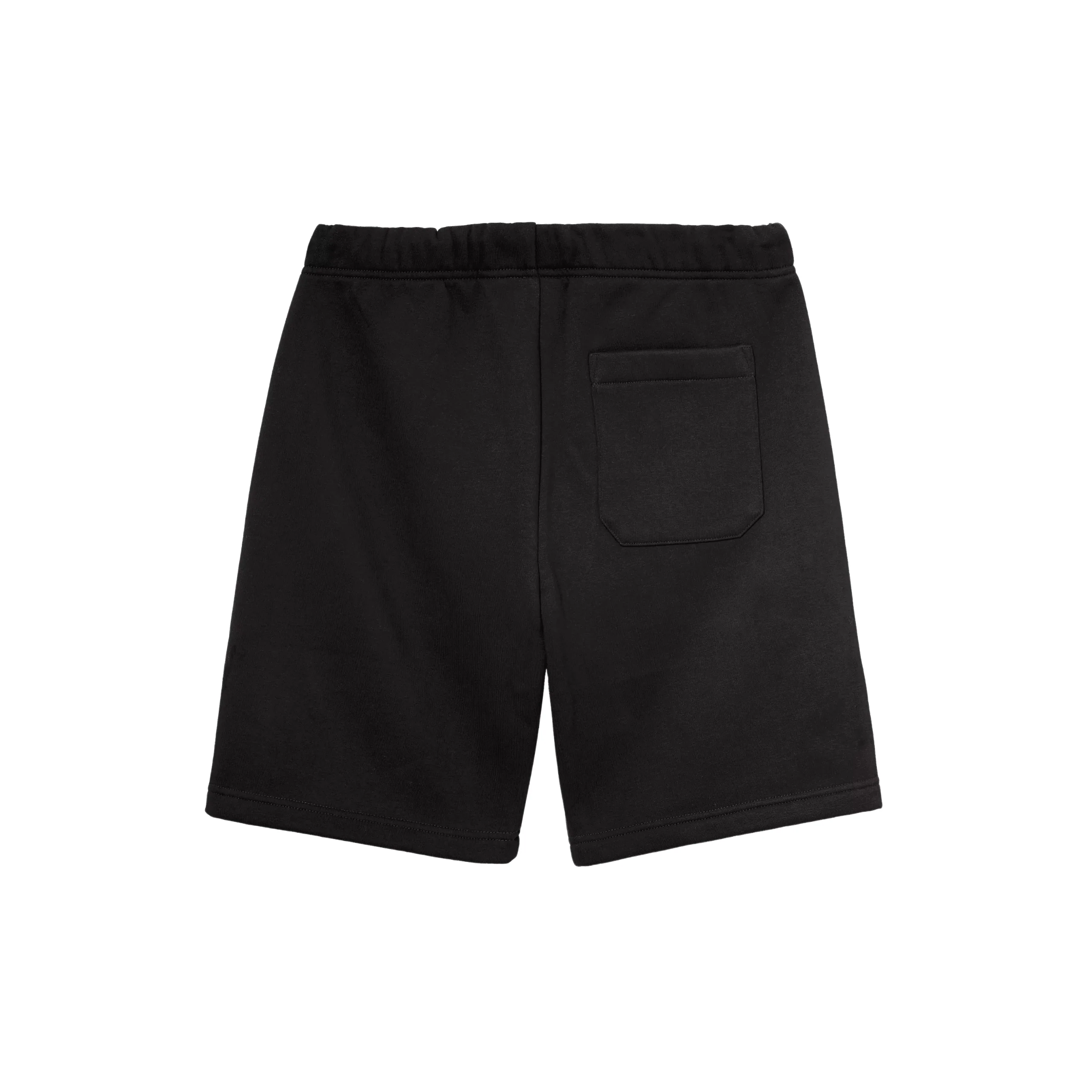 Carhartt WIP Chase Sweat Shorts - Black / Gold - Image 2