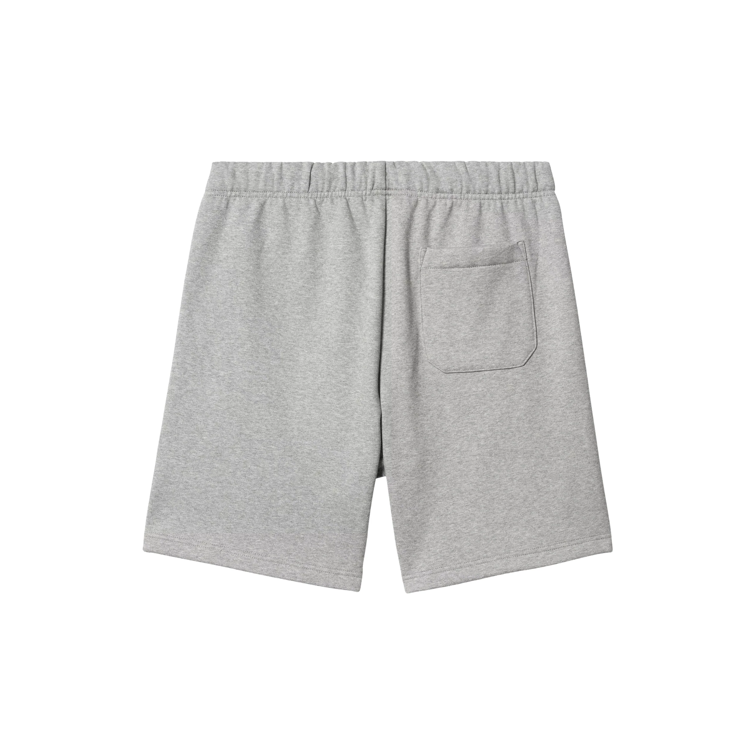 Carhartt WIP Chase Sweat Shorts - Grey Heather / Gold - Image 2
