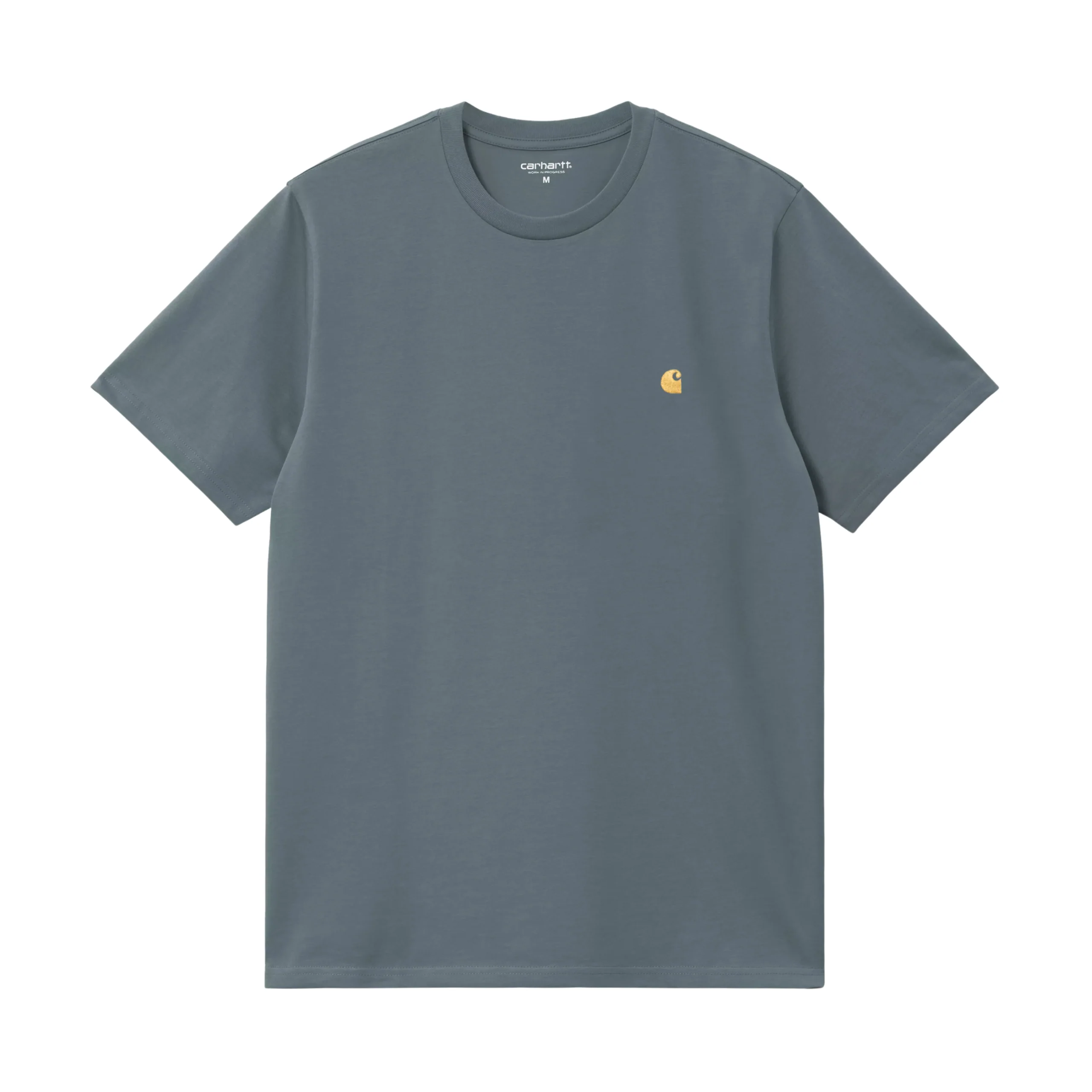 Carhartt WIP Chase T-Shirt - Cozy Blue / Gold