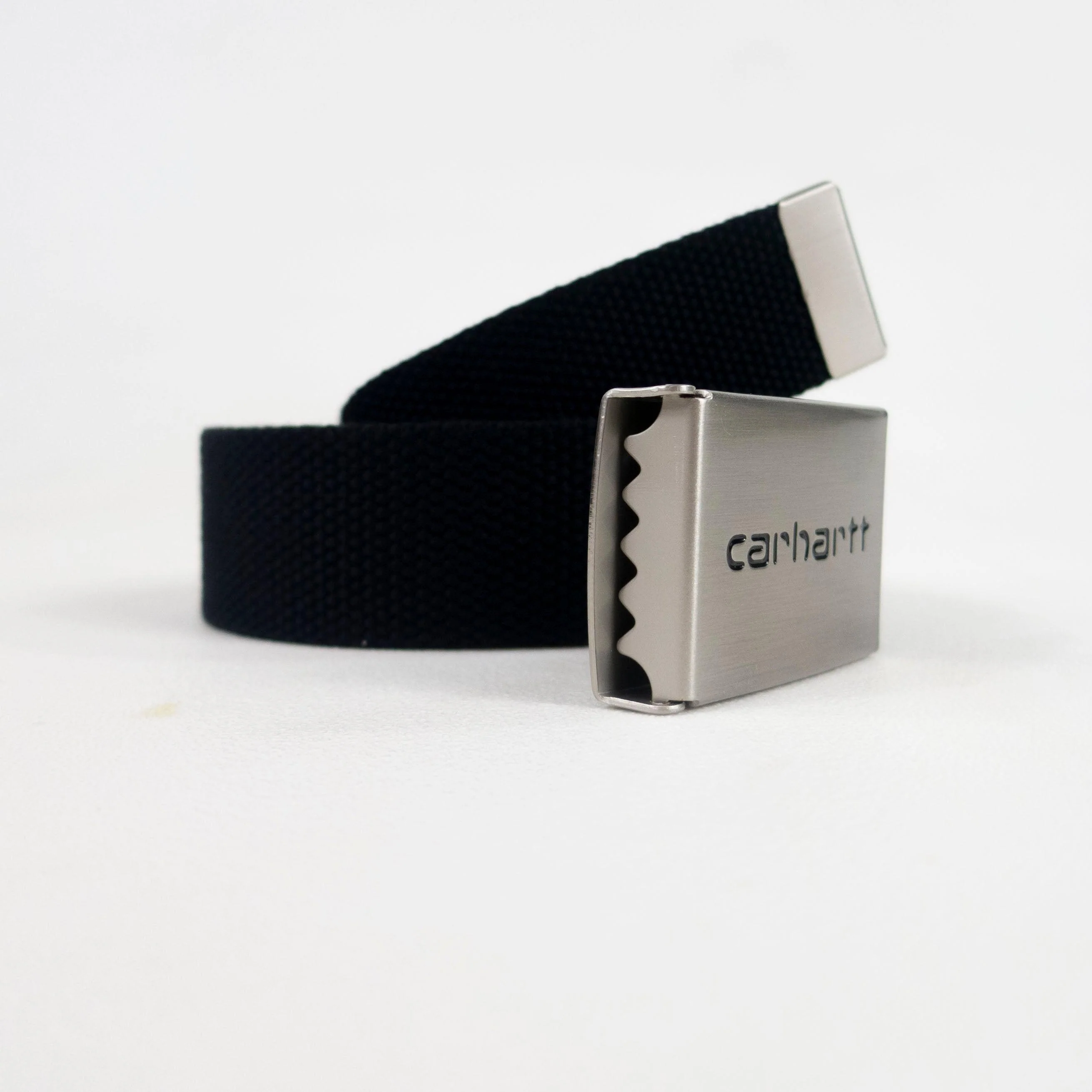 Carhartt WIP Clip Chrome Belt - Black - Image 3