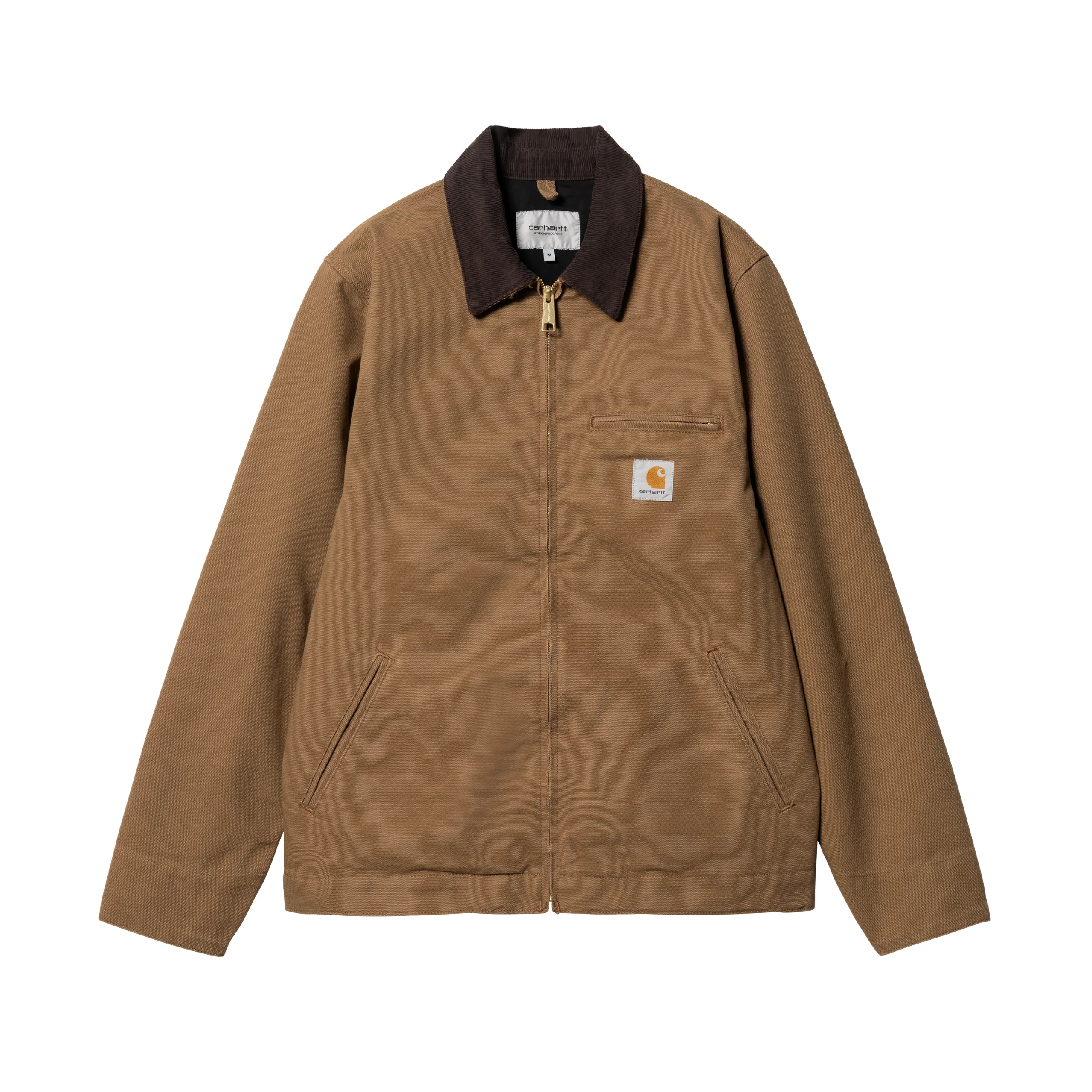 Carhartt WIP Detroit Jacket (Summer) - Hamilton Brown / Tobacco (rinsed)