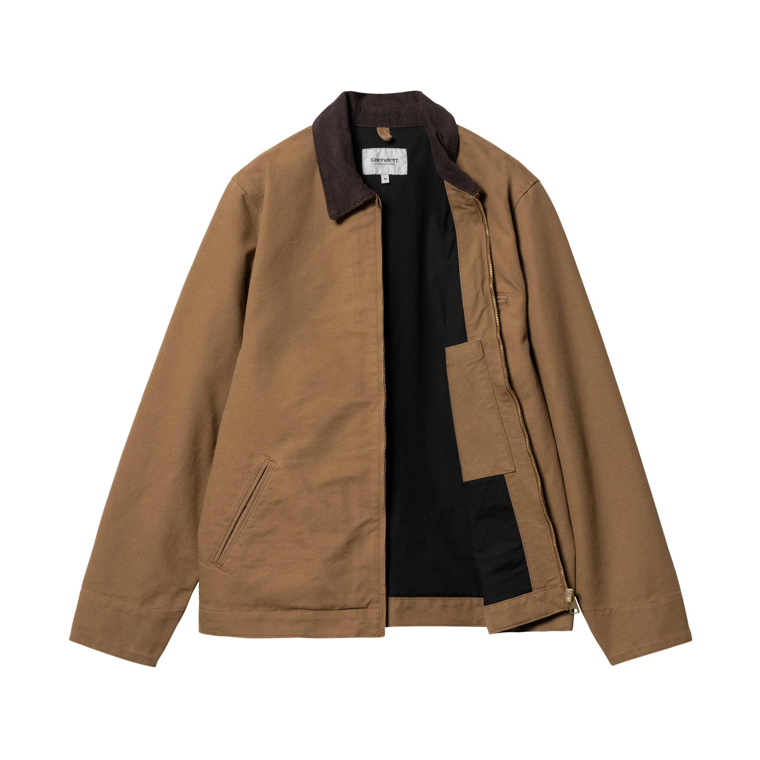 Carhartt WIP Detroit Jacket (Summer) - Hamilton Brown / Tobacco (rinsed) - Image 2