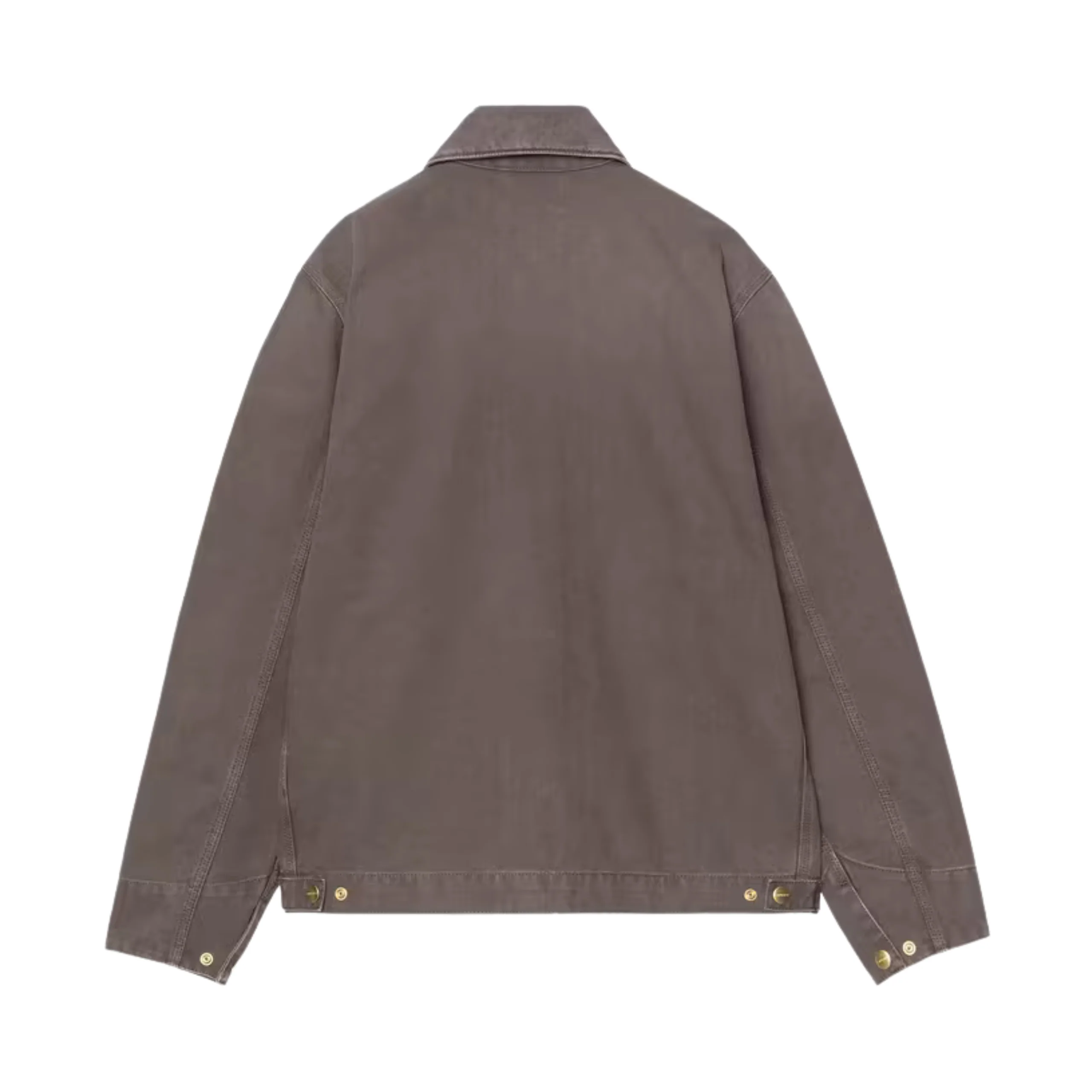Carhartt WIP Detroit Jacket (Summer) - Shale / Shale (stone canvas) - Image 2
