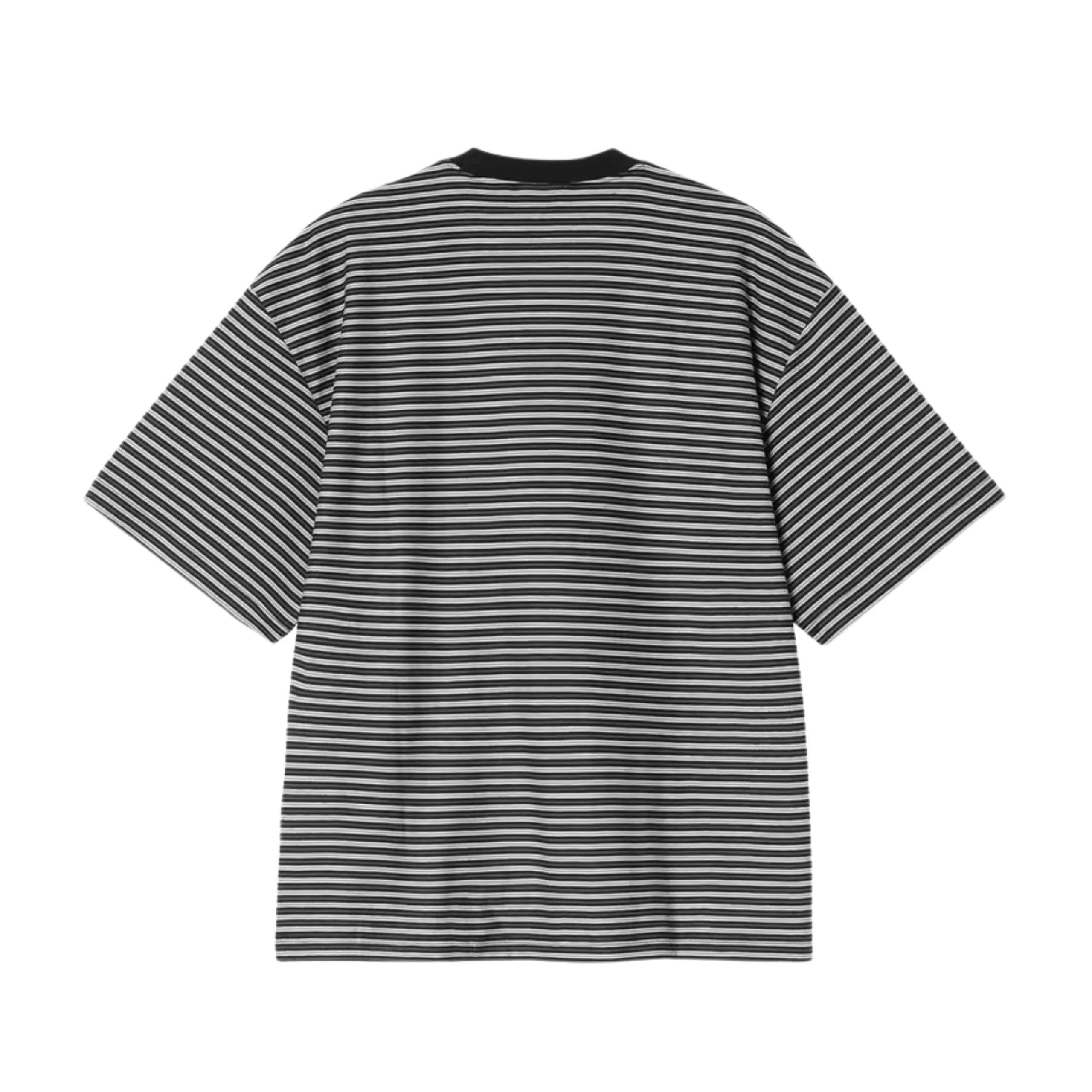 Carhartt WIP Dupree T-Shirt - Dupree Stripe, Black - Image 2