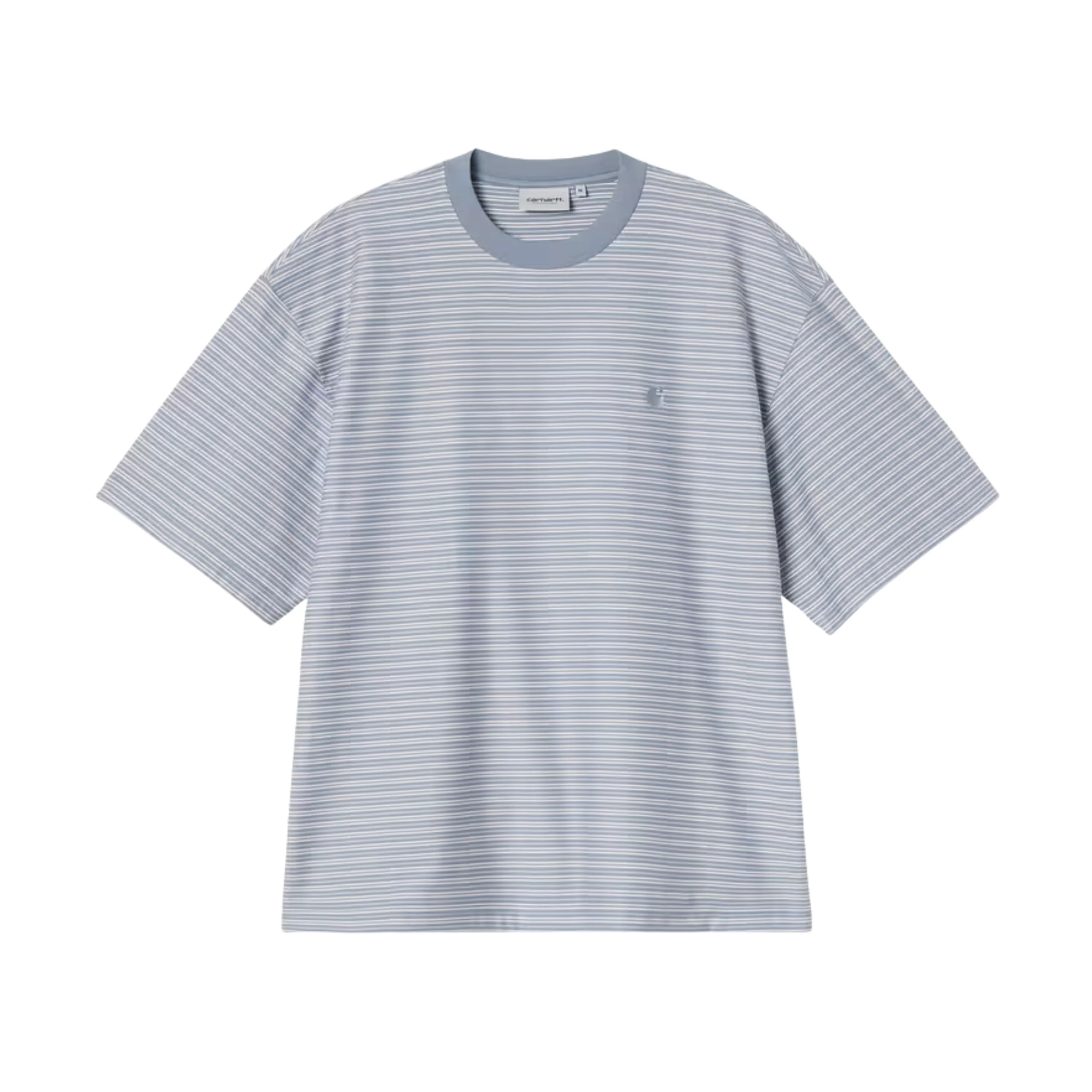 Carhartt WIP Dupree T-Shirt - Dupree Stripe, Shady Blue