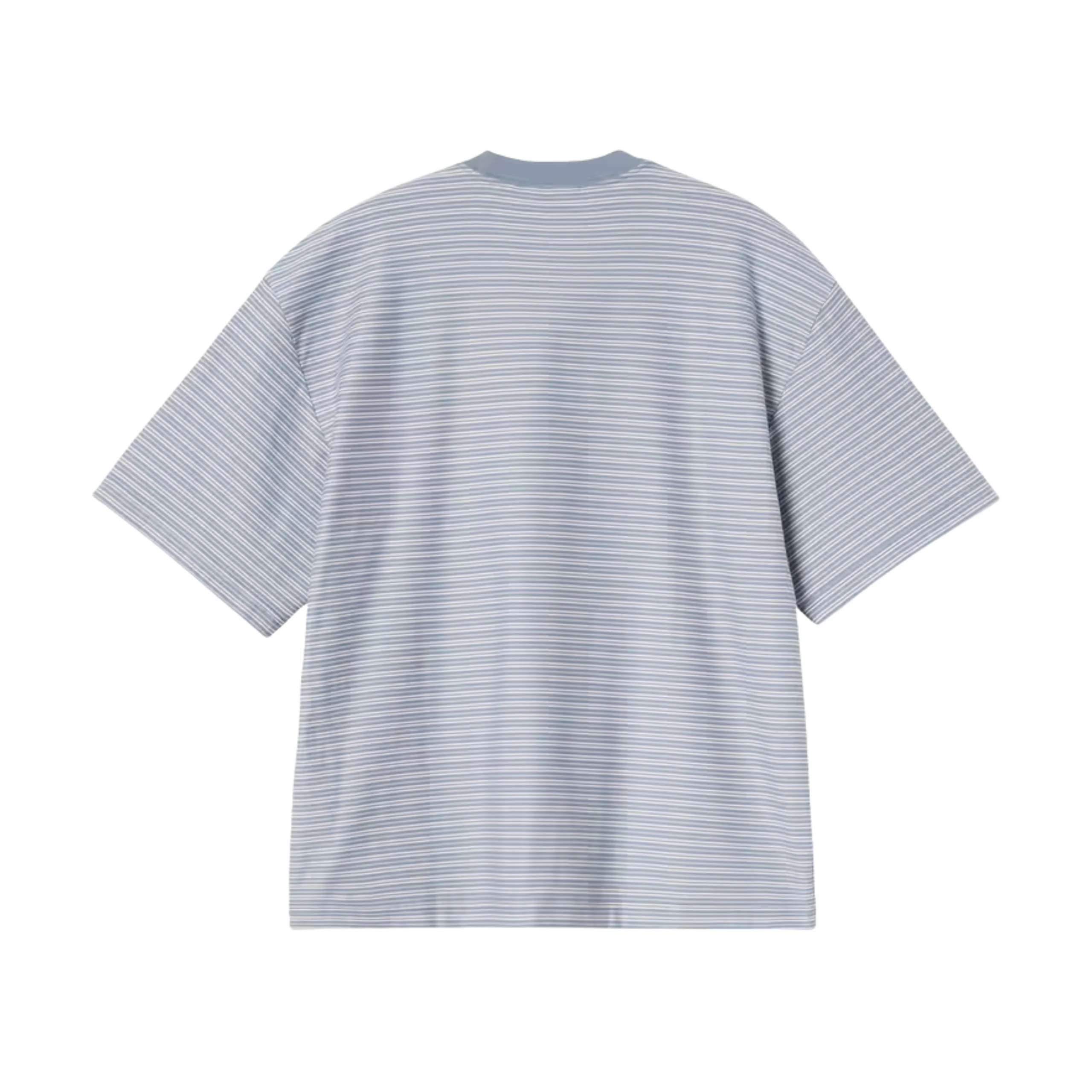 Carhartt WIP Dupree T-Shirt - Dupree Stripe, Shady Blue - Image 2
