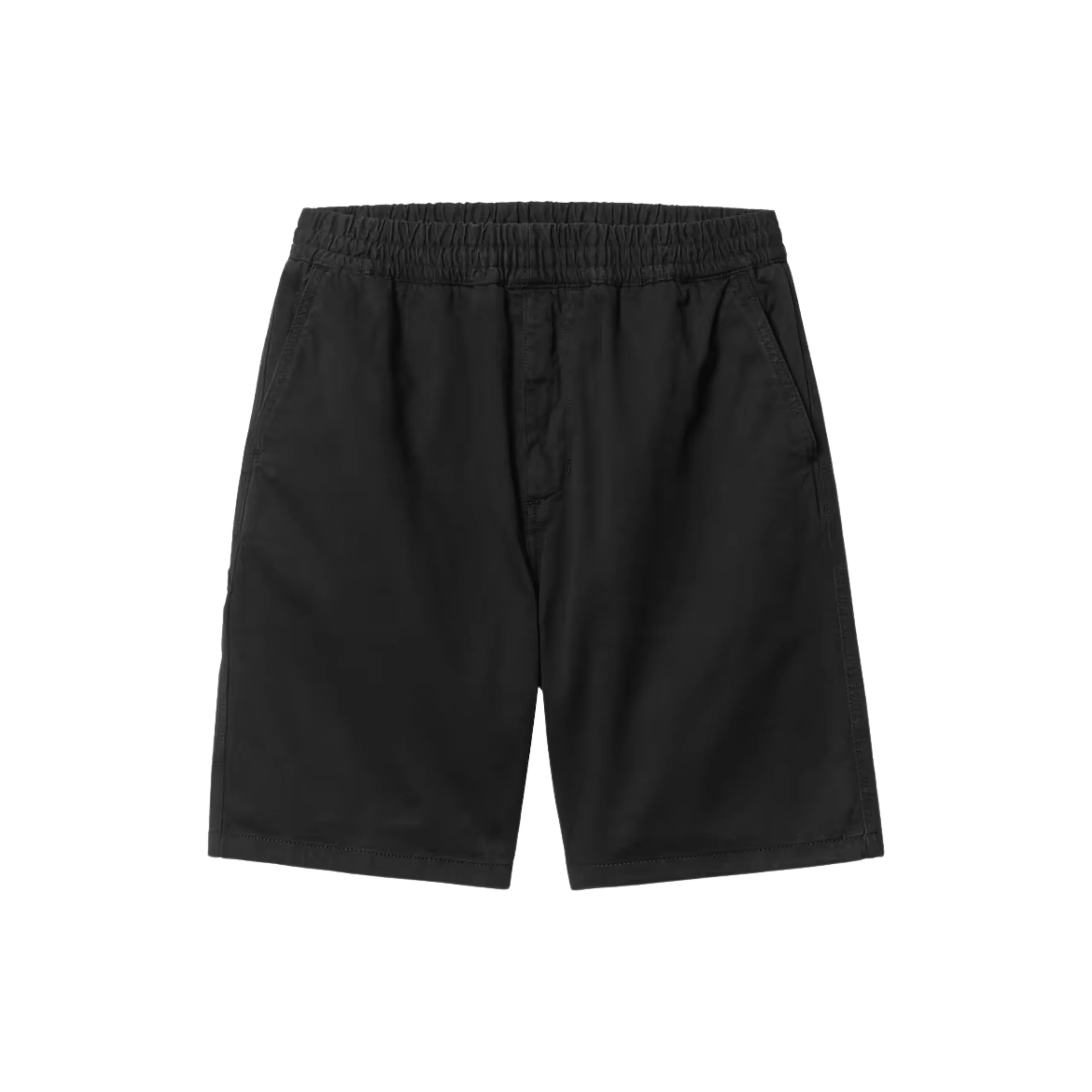 Carhartt WIP Flint Shorts - Black (garment dyed) - Image 2