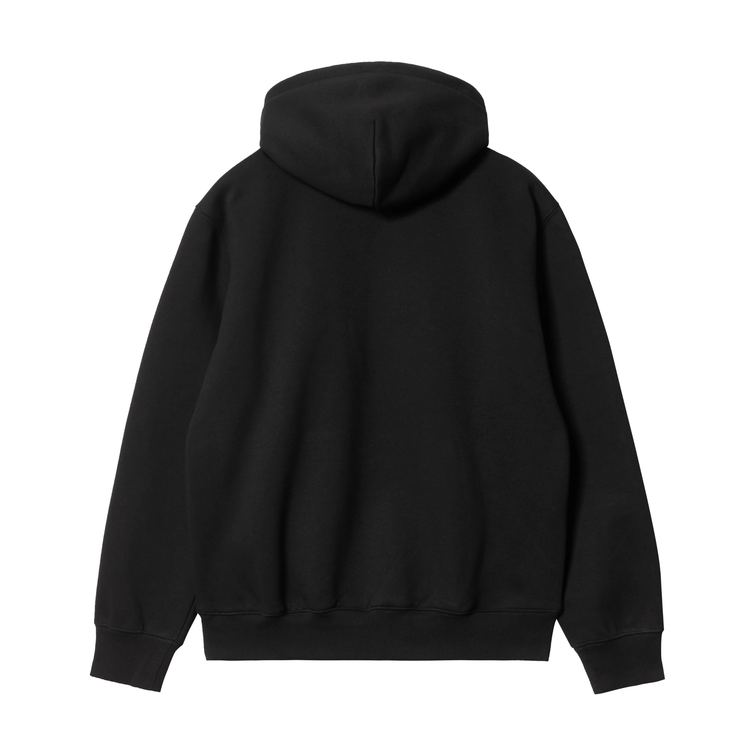 Carhartt WIP Hooded Carhartt Sweatshirt – Black / White - Image 2