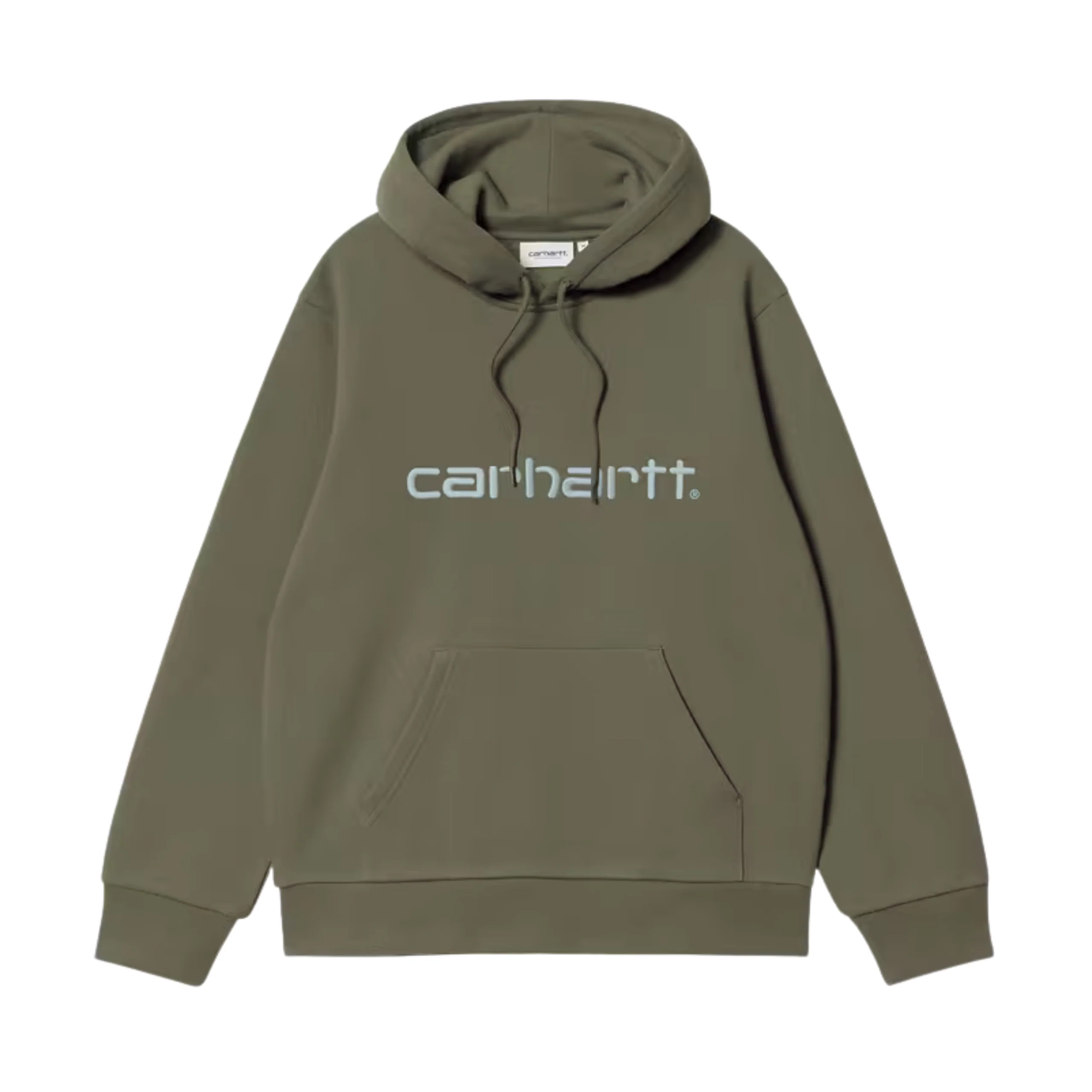 Carhartt WIP Hooded Carhartt Sweatshirt – Leaf / Tourmaline