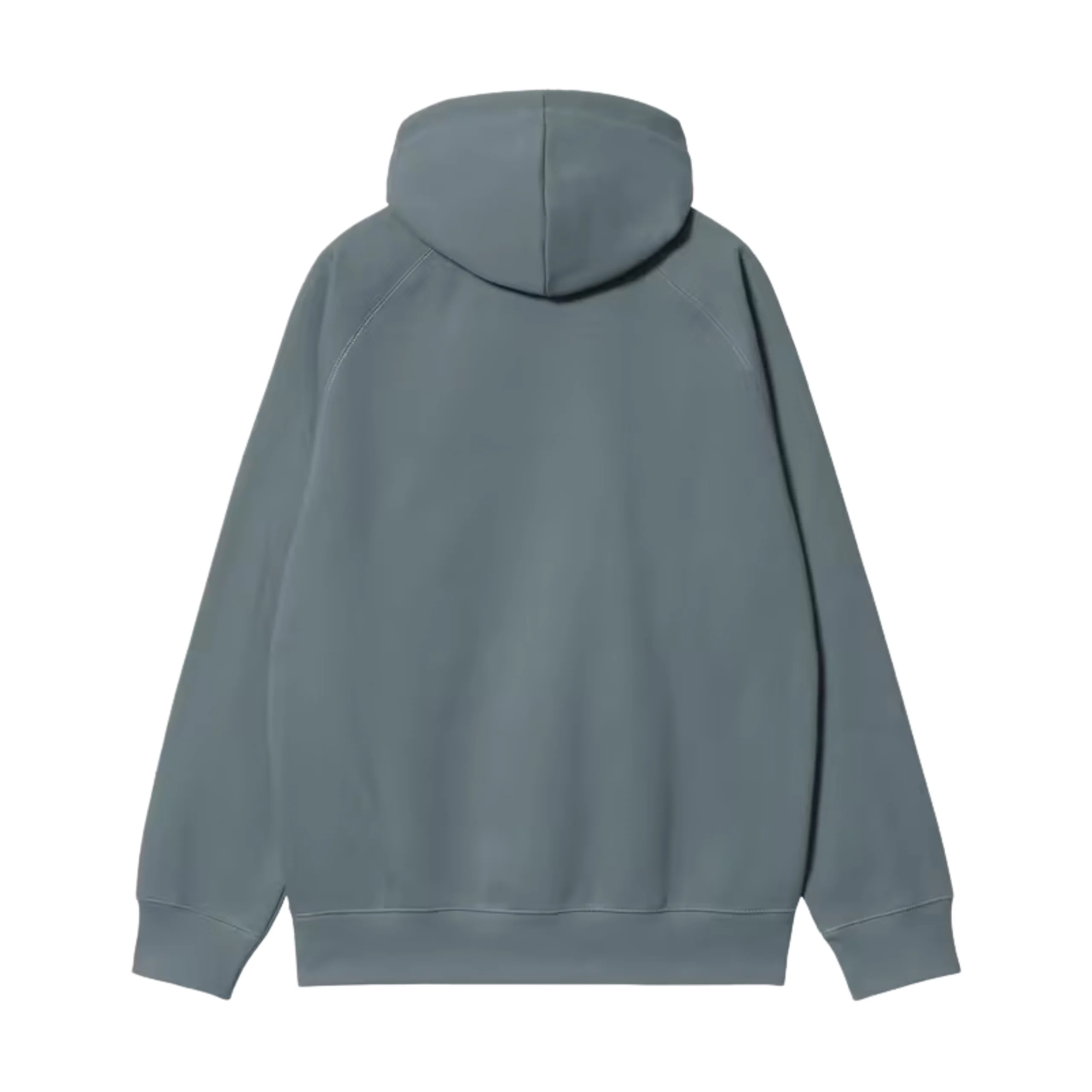 Carhartt WIP Hooded Chase Sweatshirt - Cozy Blue / Gold - Image 2